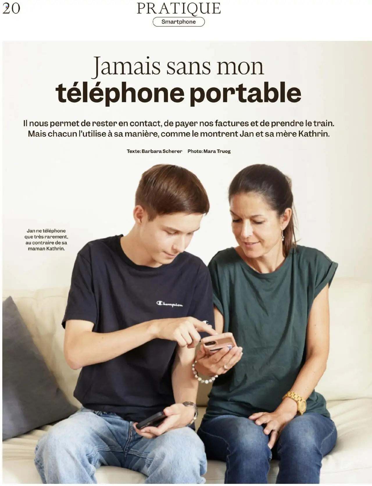 Migros Magazin FR – gültig ab 08.09.2025 | Seite: 20 | Produkte: Smartphone