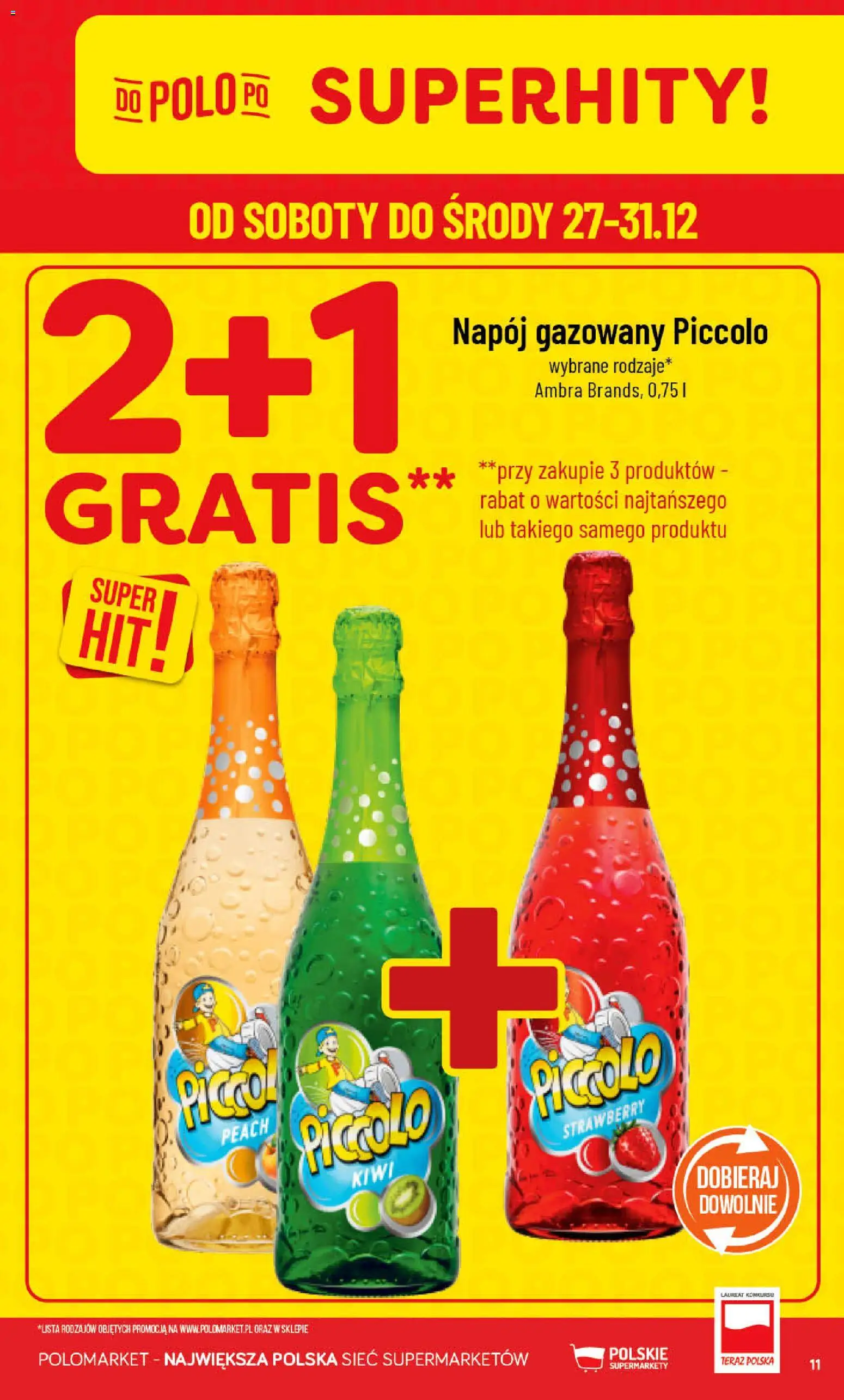POLOmarket Gazetka od 27.12.2025 | Strona: 11 | Produkty: Kiwi