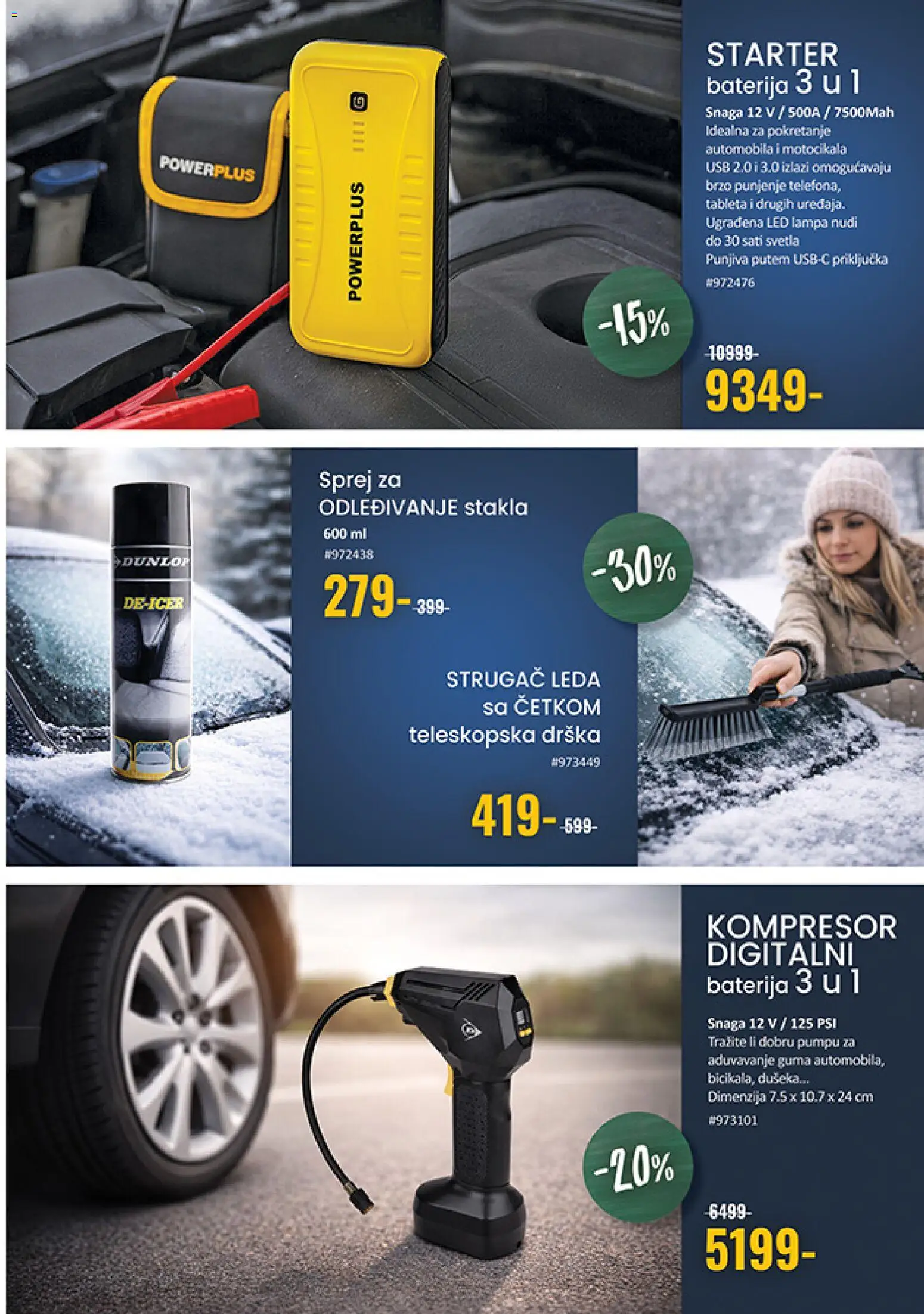 Uradi Sam katalog - važi od 15.01.2026 | Strana: 3 | Proizvode: Baterija, Lampa, USB