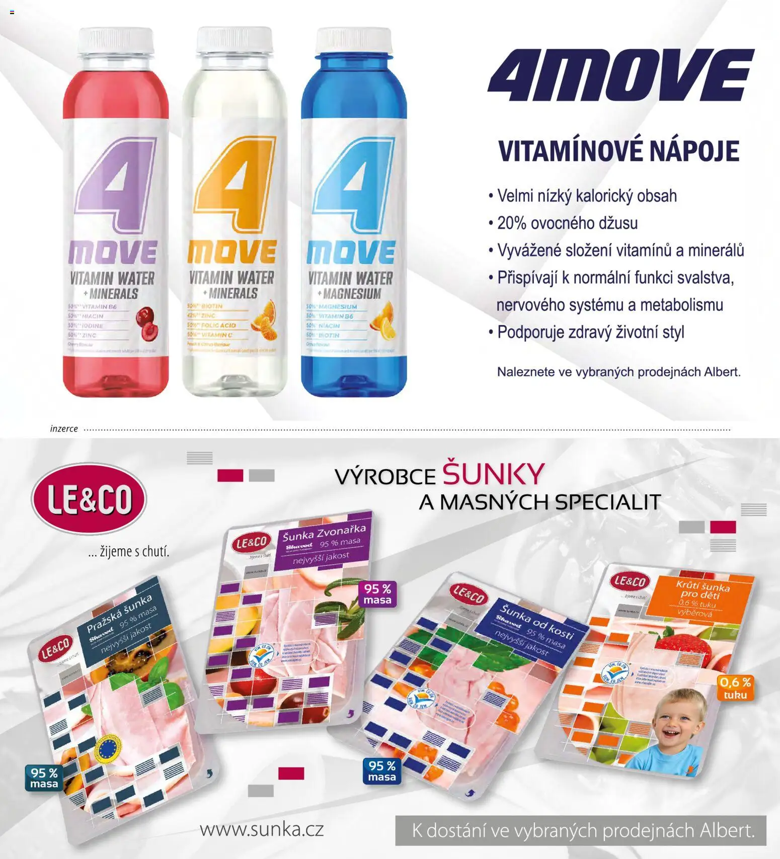 Albert magazín od 01.04.2026 | Strana: 52 | Produkty: Krůtí šunka, Šunka od kosti, Šunka, Pražská šunka