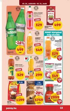 MÁRKA ICE TEA*, citromos, őszibarackos, 1,5 liter, 219 Ft/liter - amely érvényes a következő dátumtól: 26.03.2026 | Oldal: 22