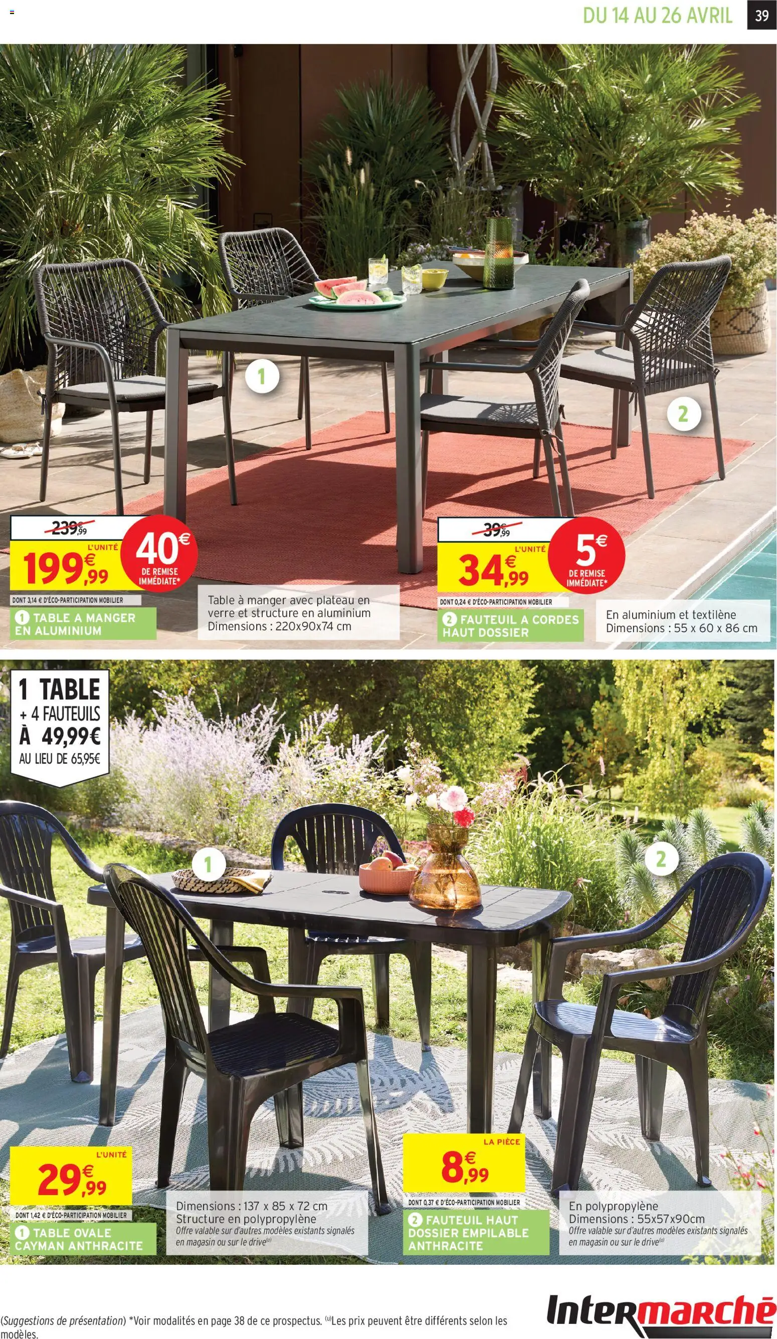 {H1} | Page: 39 | Produits: Plateau, Fauteuil, Table, Table à manger