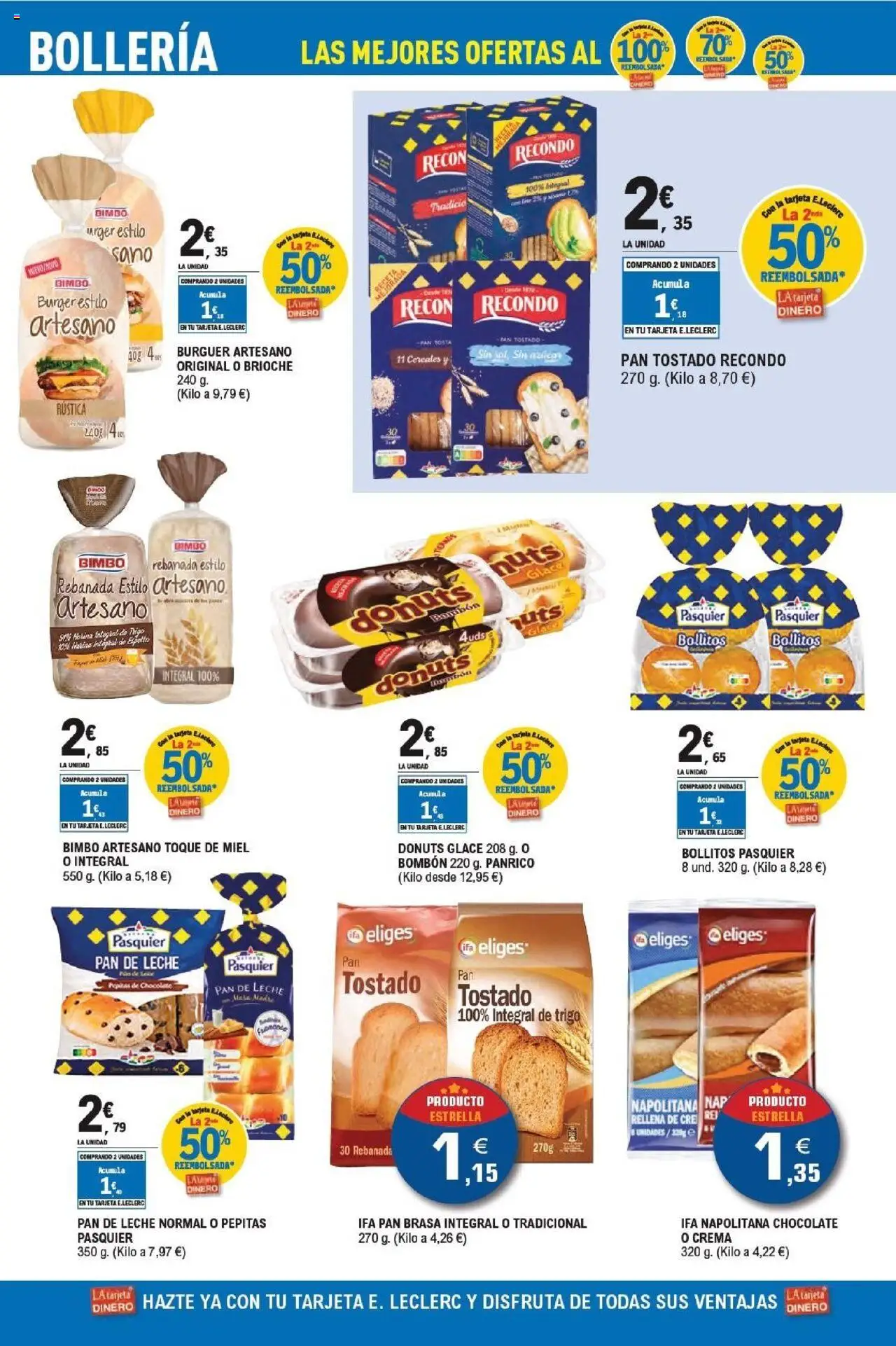 E.Leclerc folleto │ válido desde el 22.10.2025 | Página: 23 | Productos: Ψηφιακή κάμερα, Leche, Crema, Pan de leche