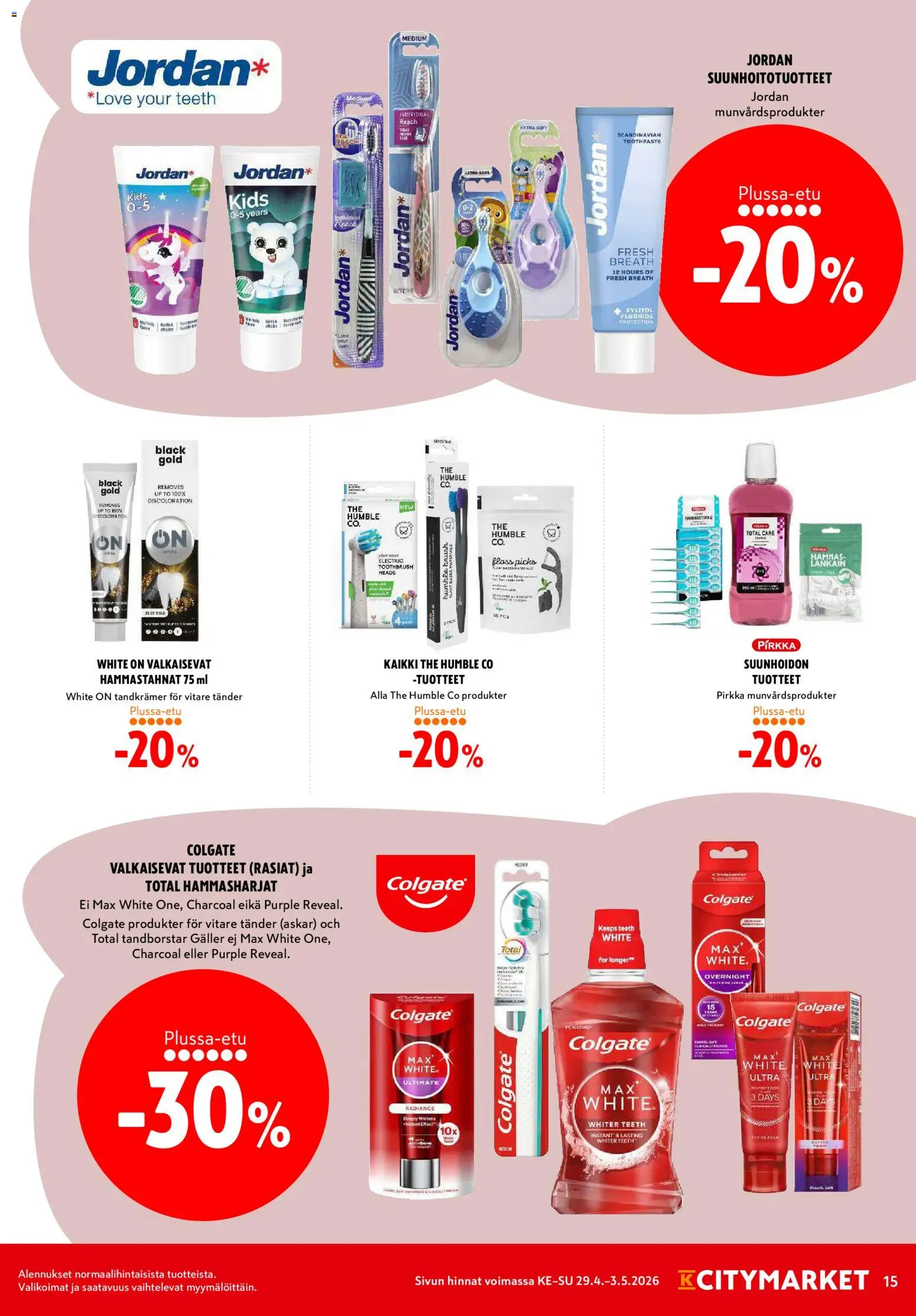 K-Citymarket tarjoukset – voimassa 29.04.2026 alkaen | Sivu: 15