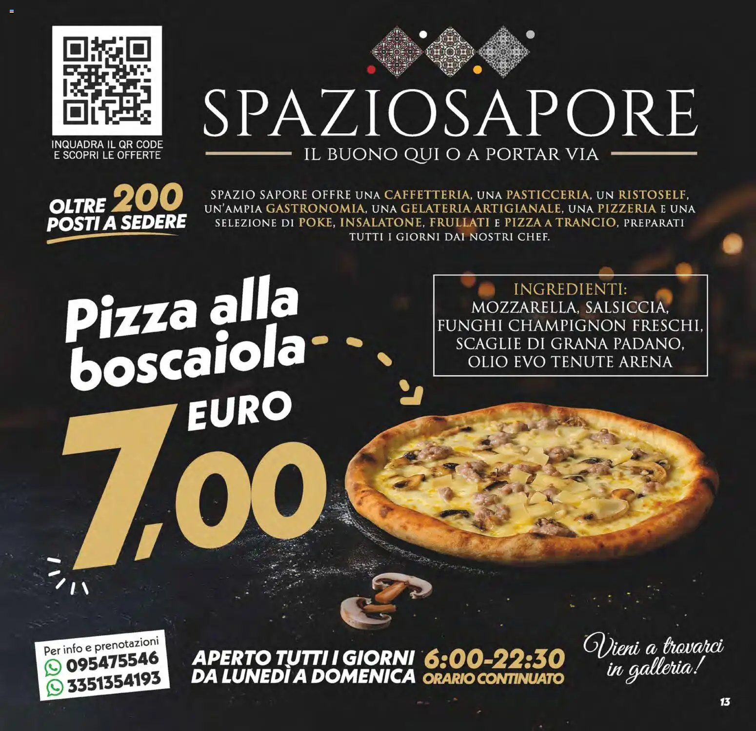 Volantino SuperConveniente del 04.11.2025 | Pagina: 13 | Prodotti: Pizza, Olio, Funghi