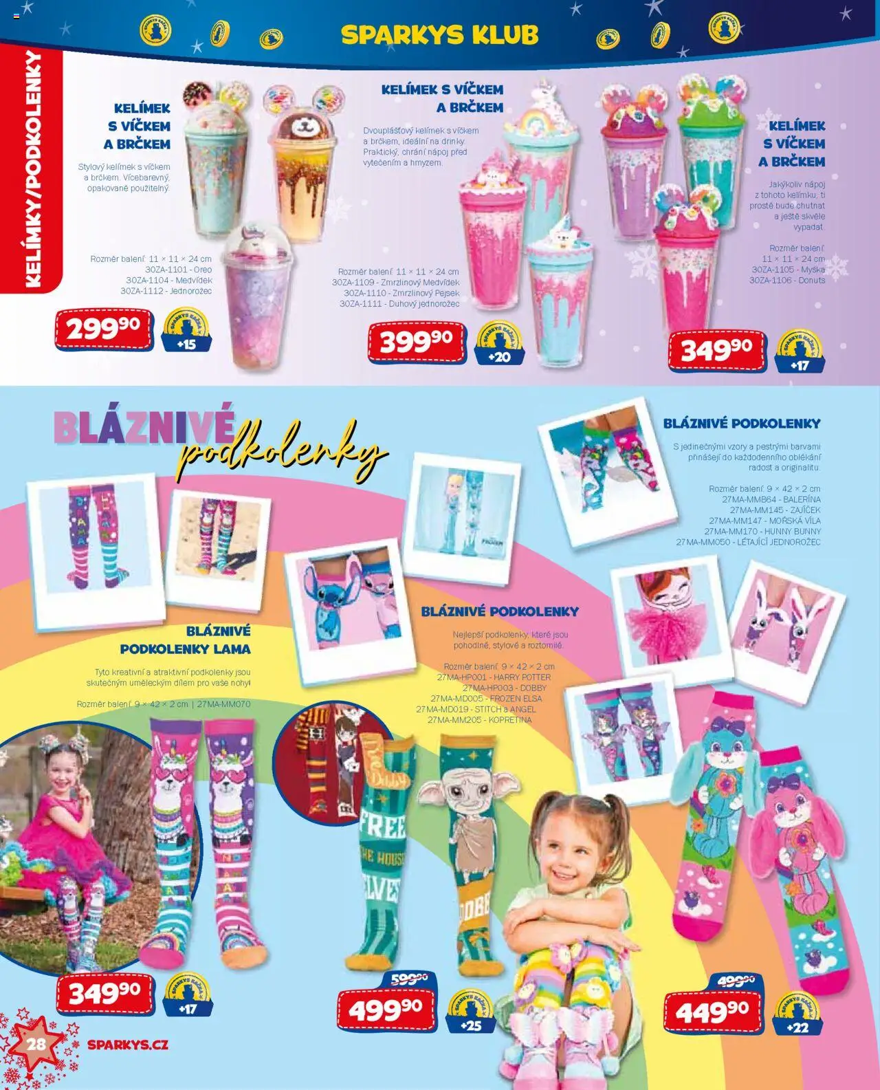 Sparkys katalog Vánoce od 01.10.2025 | Strana: 28 | Produkty: Harry Potter, Oreo, Stitch