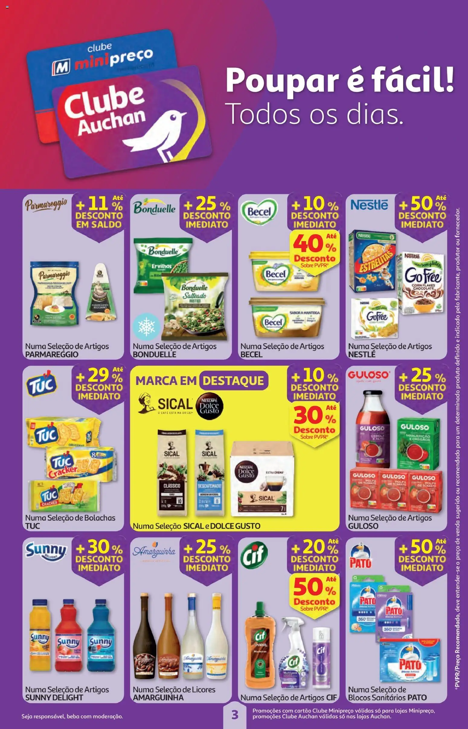Minipreço folheto │ válido de 30.10.2025 | Página: 3 | Produtos: Bolachas, Nestlé, Café, Dolce gusto