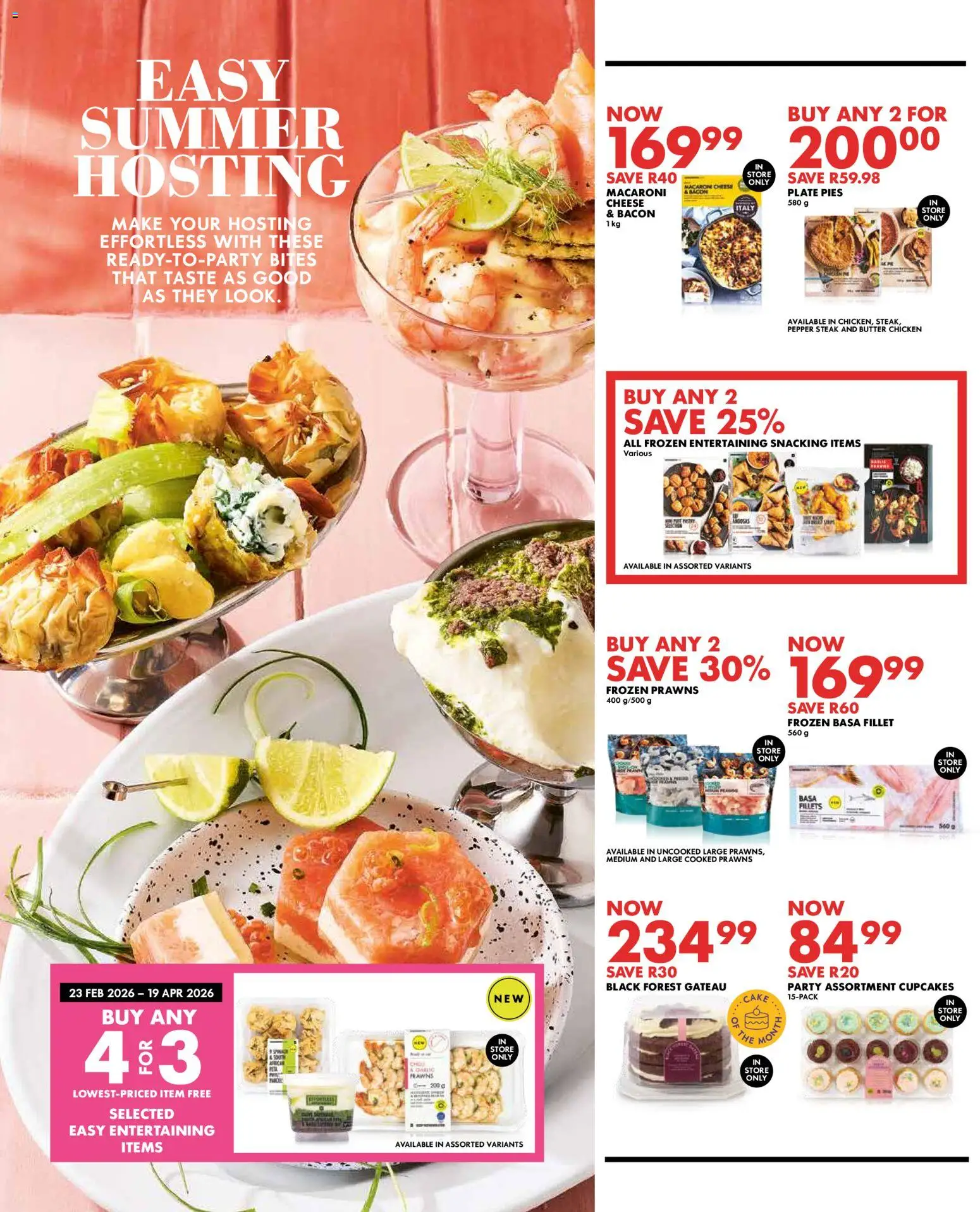 New Woolworths catalogue – valid from 23.03.2026 | Page: 5 | Products: Cake, Butter, Cheese, Bacon