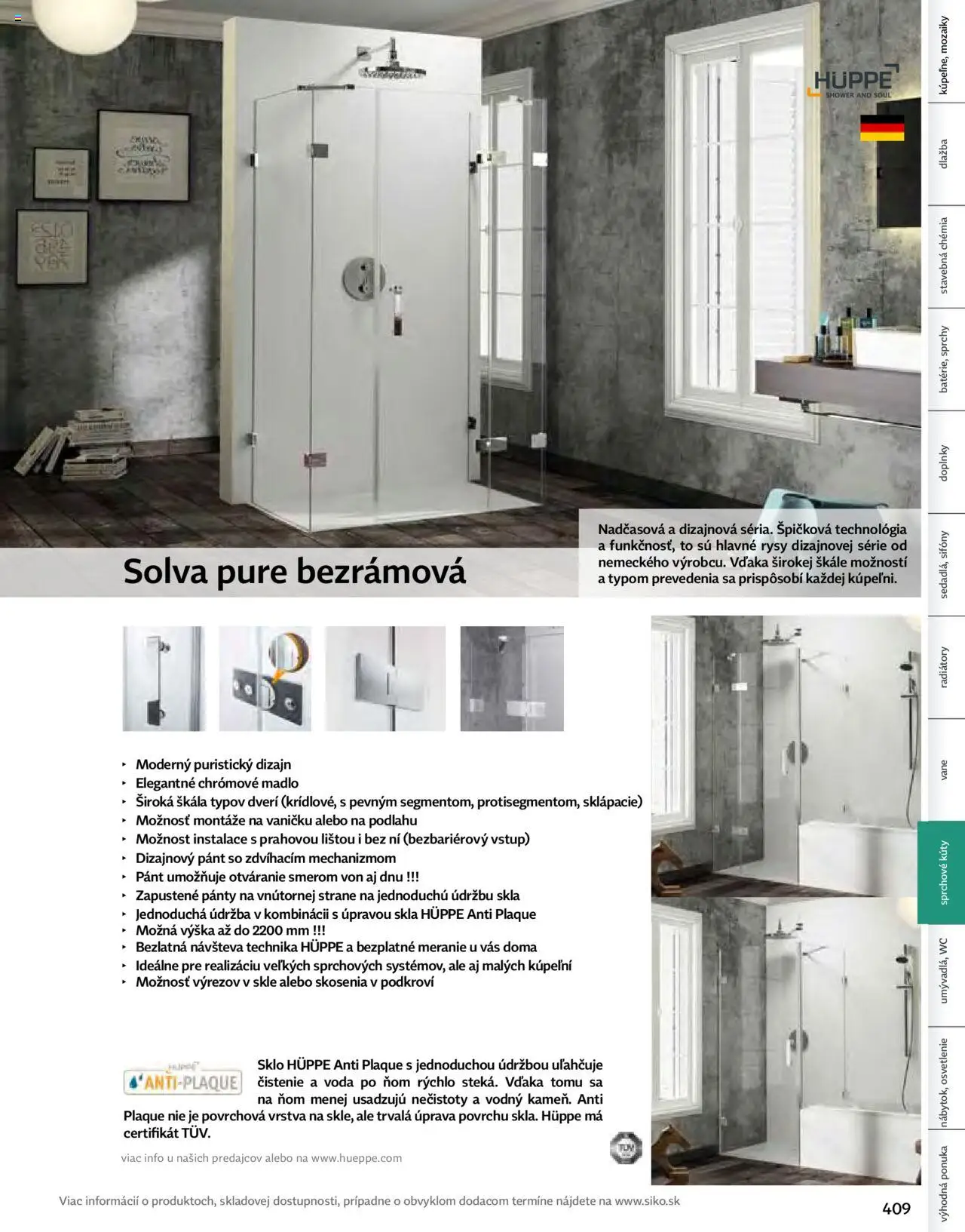 Siko leták │ platný od 01.08.2024 | Strana: 515 | Produkty: Osvetlenie, Sprchový kút, Dlažba, Radiátory