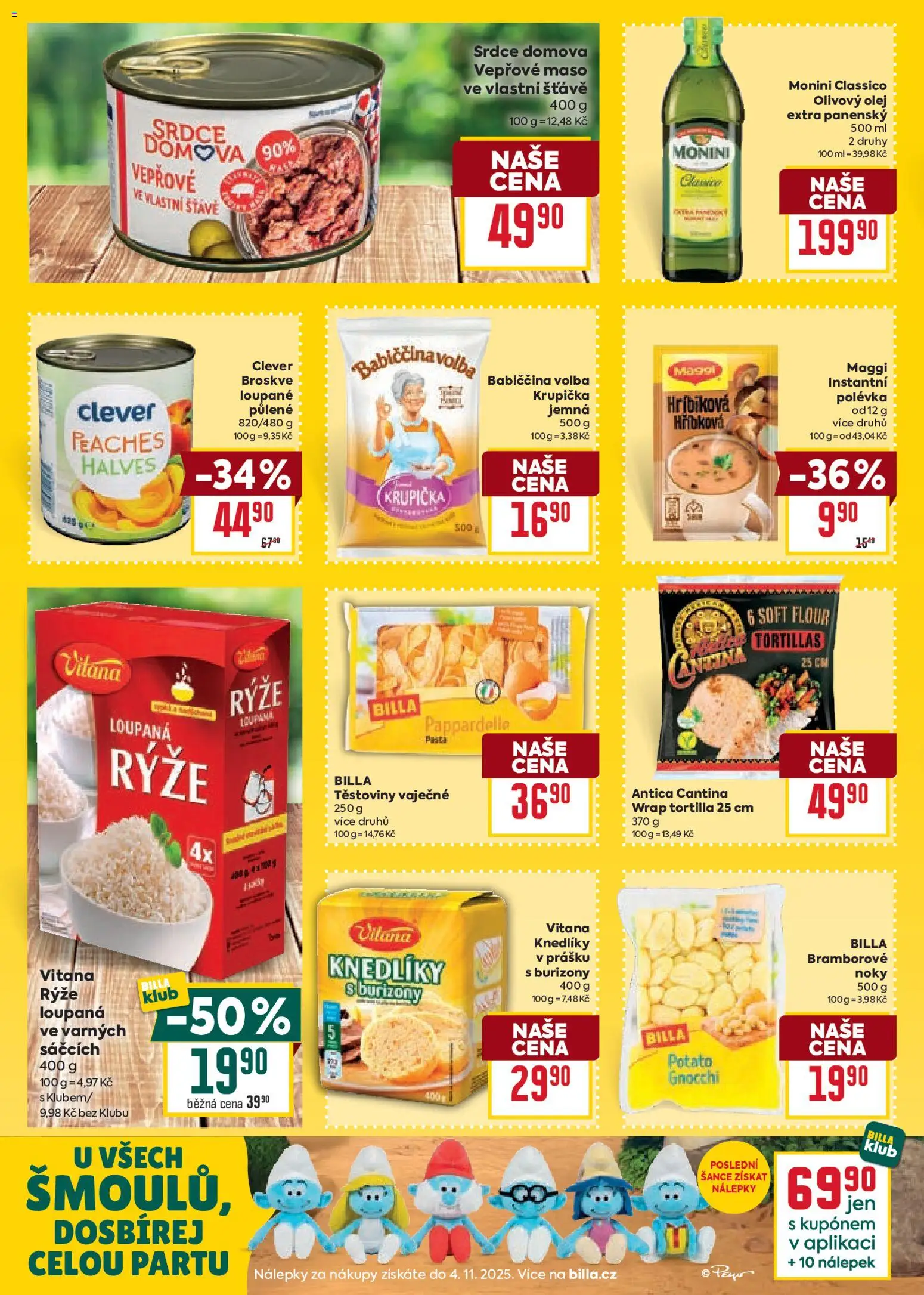 Billa Velký leták od 29.10.2025 | Strana: 32 | Produkty: Maggi, Těstoviny, Noky, Burizony