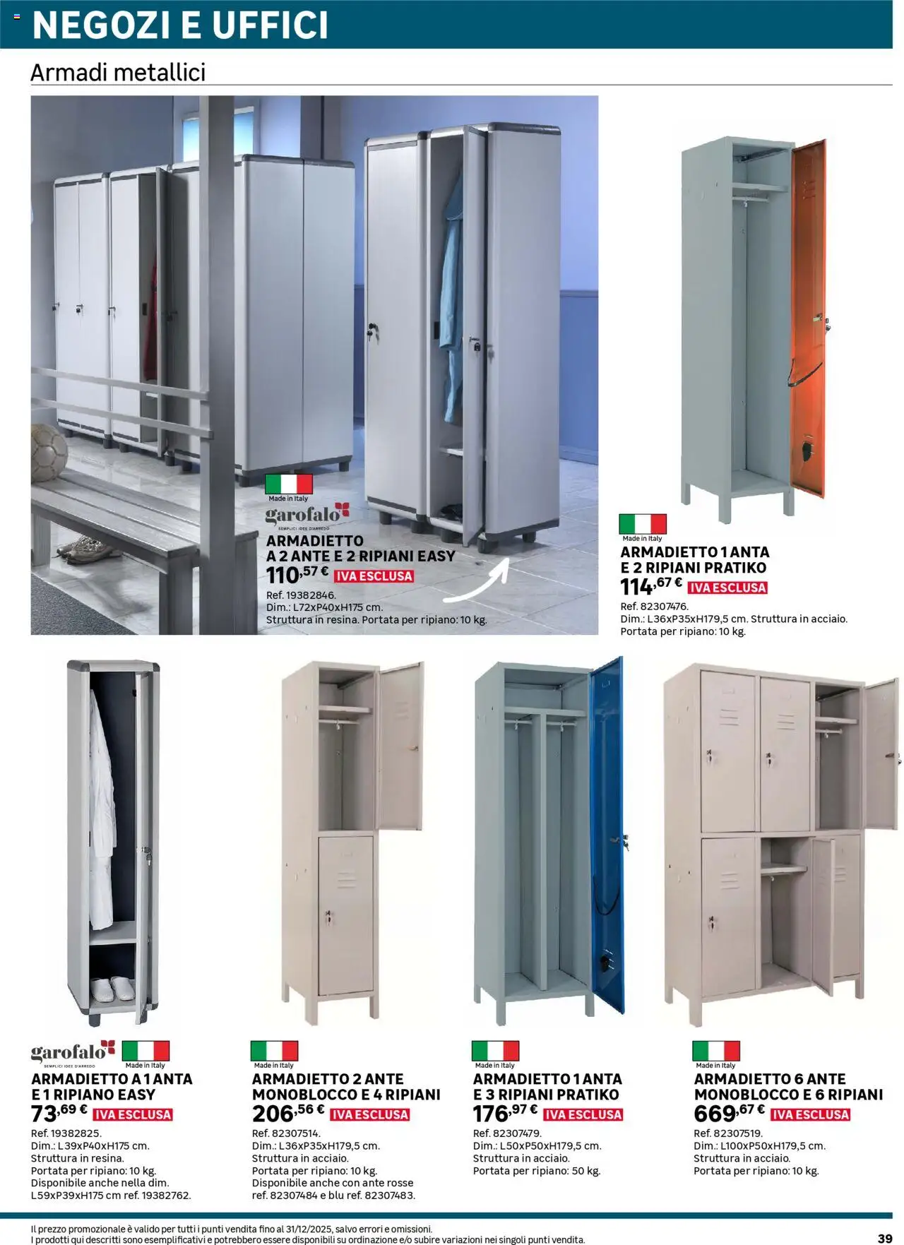 Volantino Leroy Merlin del 02.06.2025 | Pagina: 39 | Prodotti: Ripiano, Armadietto