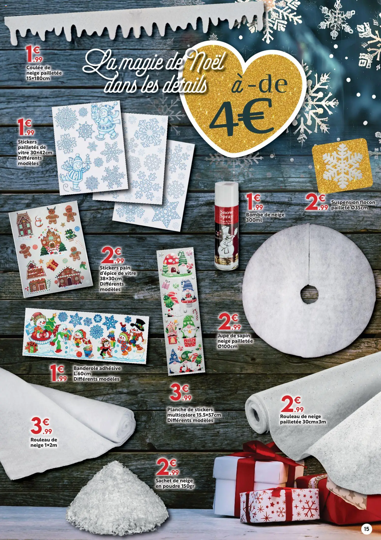 {H1} | Page: 15 | Produits: Poudre, Rouleau, Suspension, Jupe