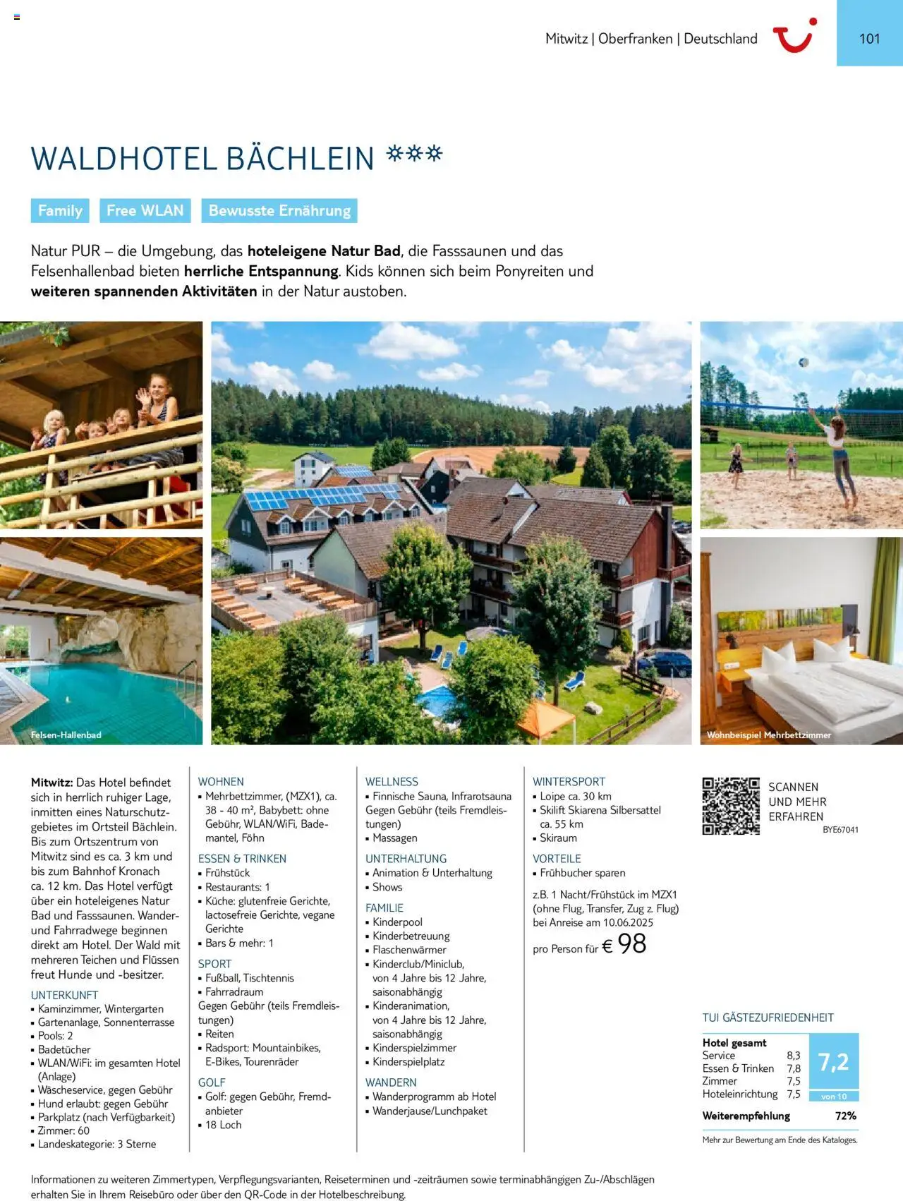 TUI Prospekt 	 – gültig ab 01.11.2024 | Seite: 101 | Produkte: Babybett, Bad, Küche, Föhn