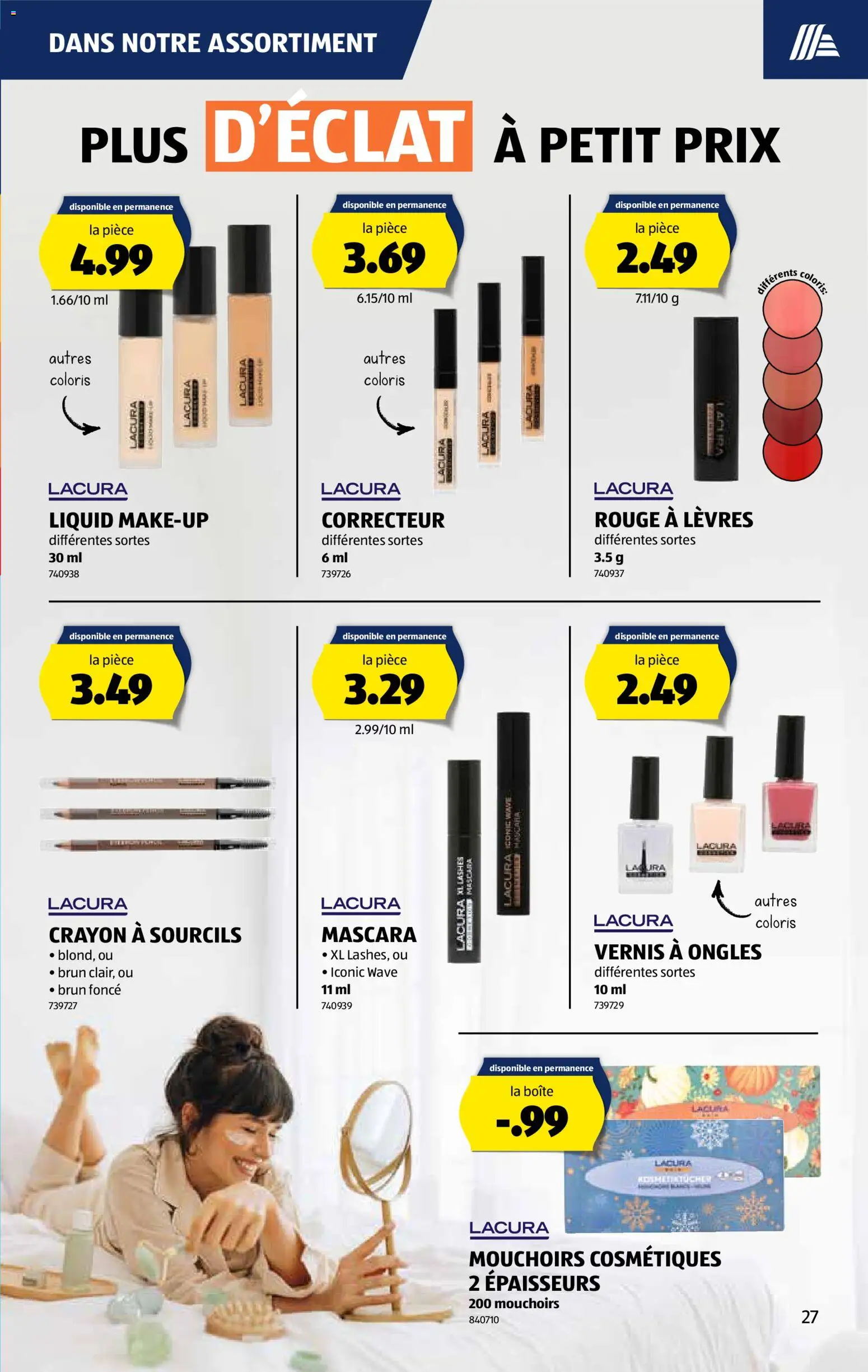 Aldi Aktionen FR – gültig ab 31.12.2025 | Seite: 28 | Produkte: Rouge, Mascara