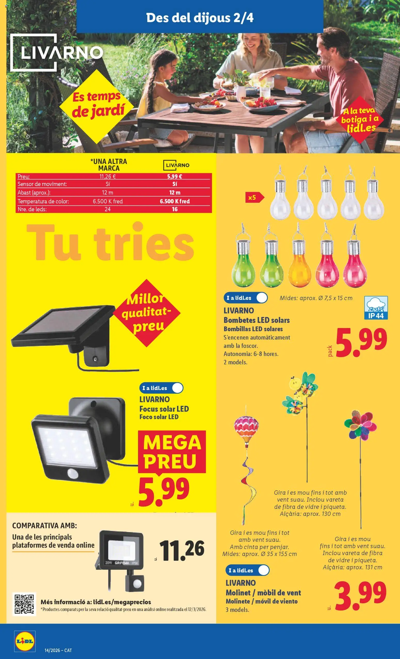 Lidl folleto de bazar │ válido desde el 30.03.2026 | Página: 14