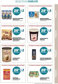 U Express - Prévisualisation de U Express - Ma Sélection Carte U Octobre valide à partir de 20.10.2025 | Page: 9 | Produits: Fraise, Mousse, Café, Chocolat