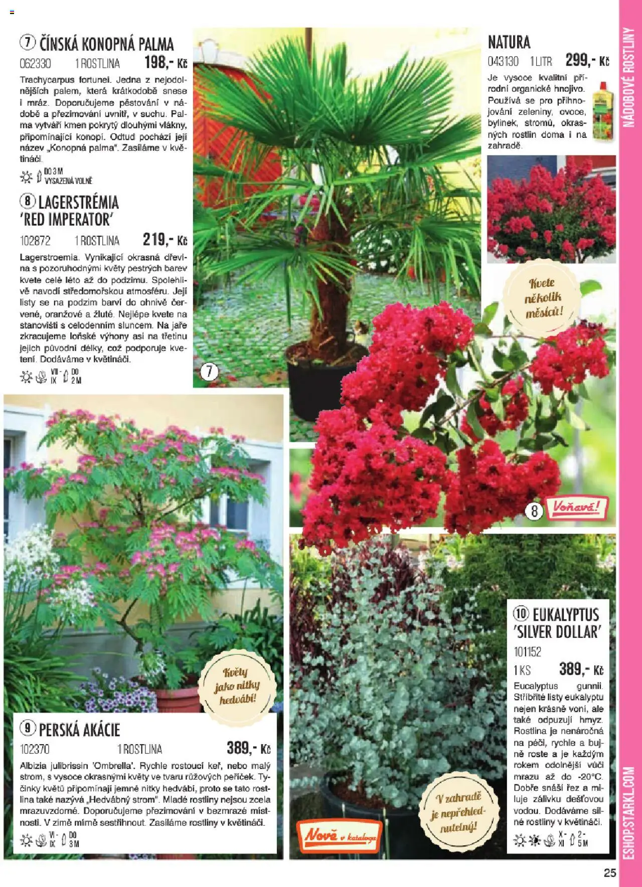 Starkl katalog jaro 2024 od 06.01.2025 | Strana: 25 | Produkty: Činky, Rostliny, Rošt, Lina