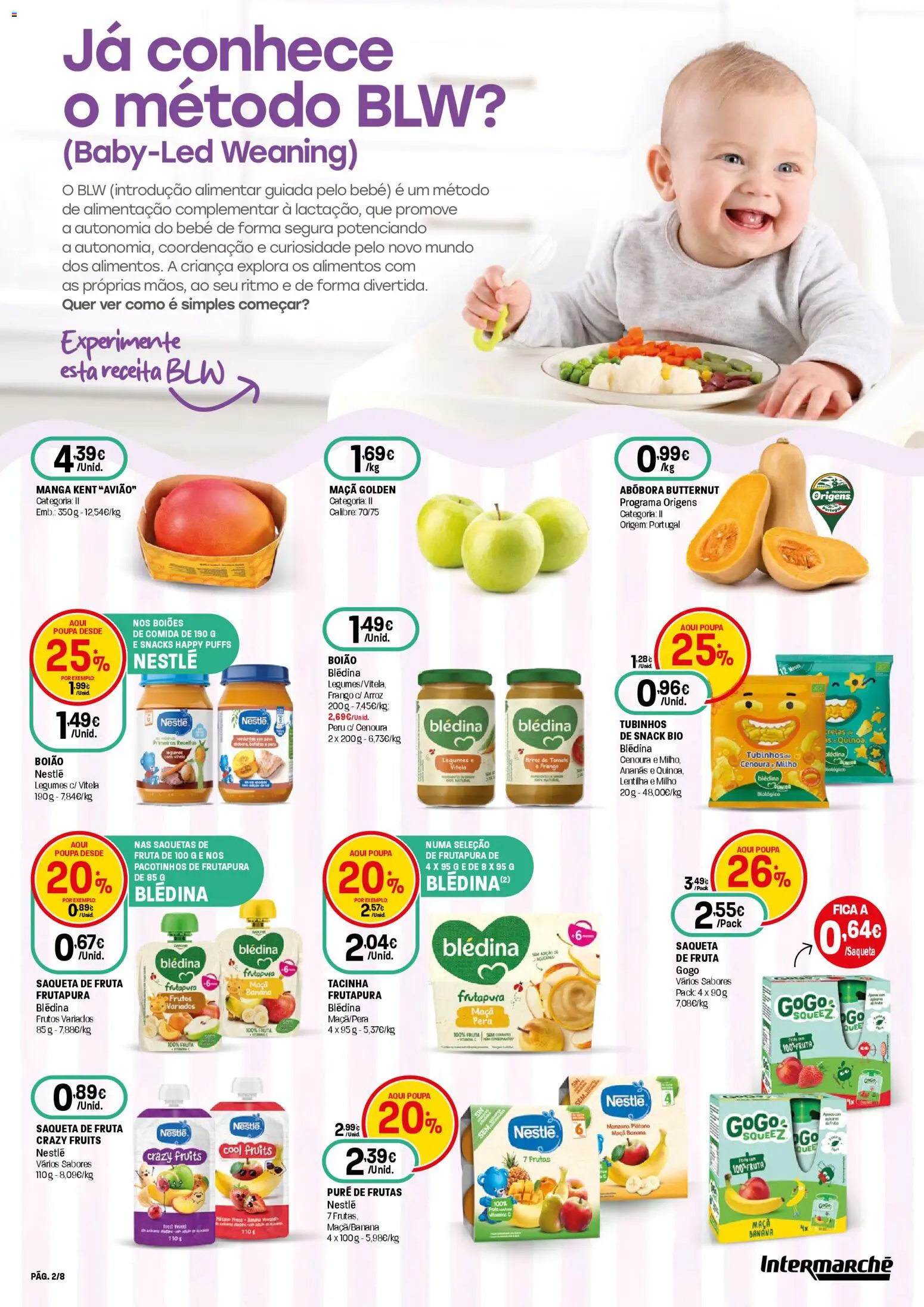 Intermarché Folheto Contact │ válido de 15.01.2026 | Página: 2 | Produtos: Banana, Peru, Maça, Arroz