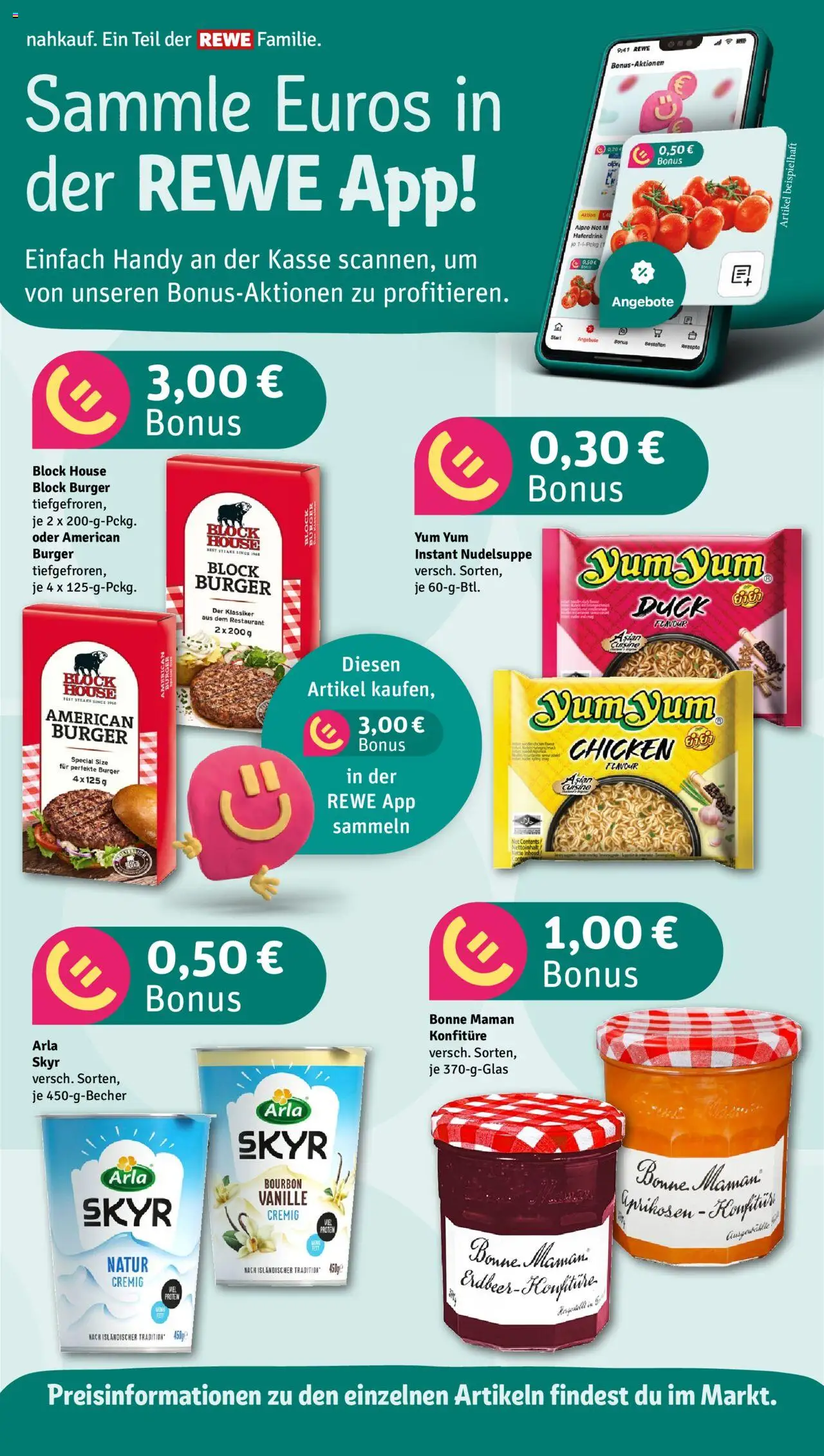 Nahkauf Prospekt – gültig ab 22.09.2025 | Seite: 4 | Produkte: Burger, Skyr, Haferdrink, Alpro