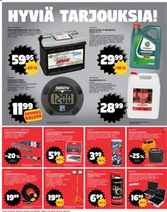 Tokmanni-mainoslehti voimassa 16.02.2026 alkaen | Sivu: 18 | Tuotteet: Magneetti, Akku, Paperi, Parkkikiekko