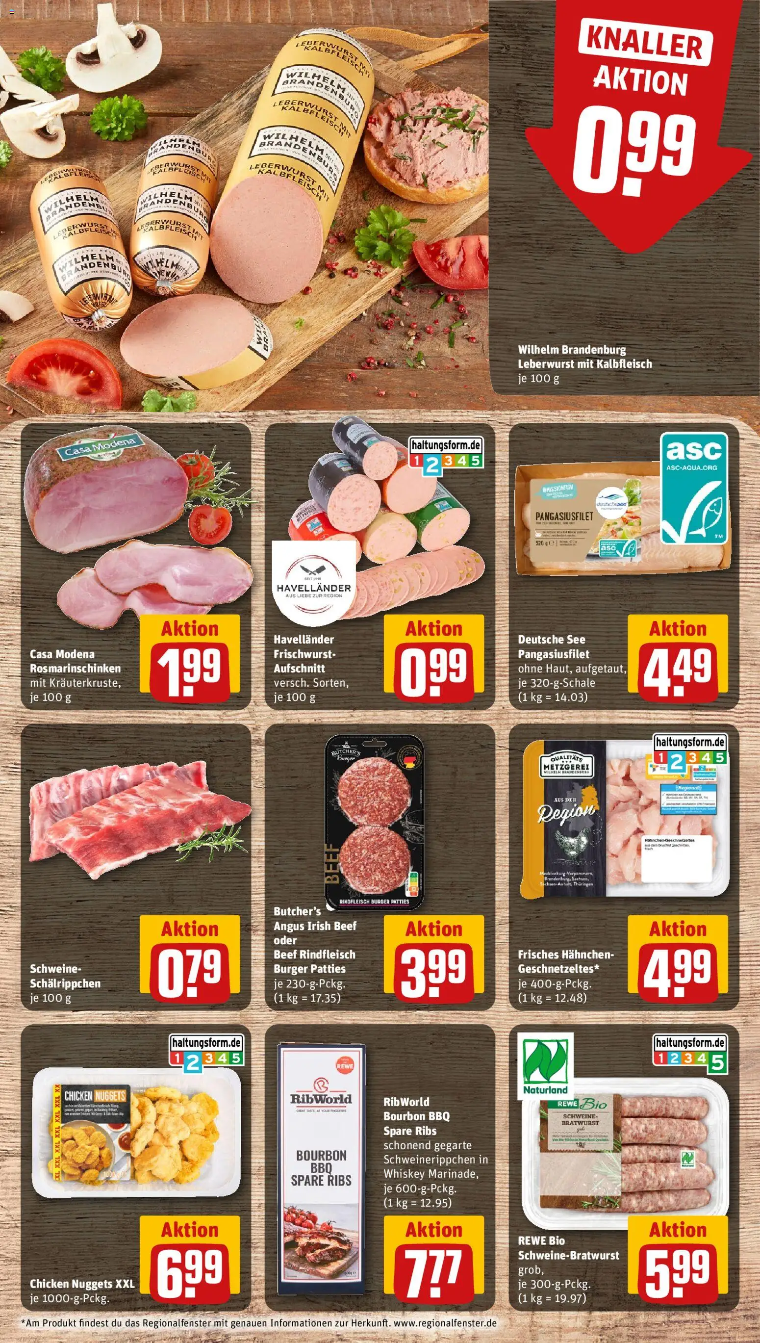 Rewe Prospekt 	 – gültig ab 03.11.2025 | Seite: 8 | Produkte: Bratwurst, Burger, Rindfleisch, Bourbon