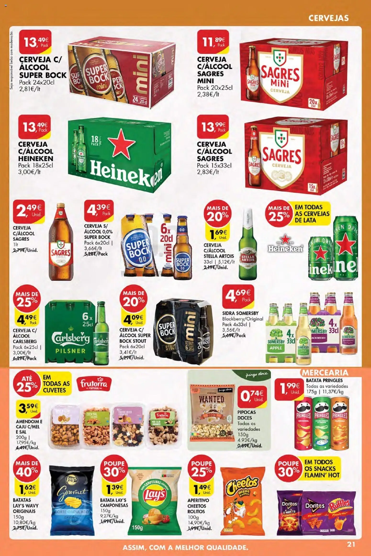 Pingo Doce Black Friday │ válido de 27.11.2025 | Página: 21 | Produtos: Batata, Super bock, Pipocas, Doces