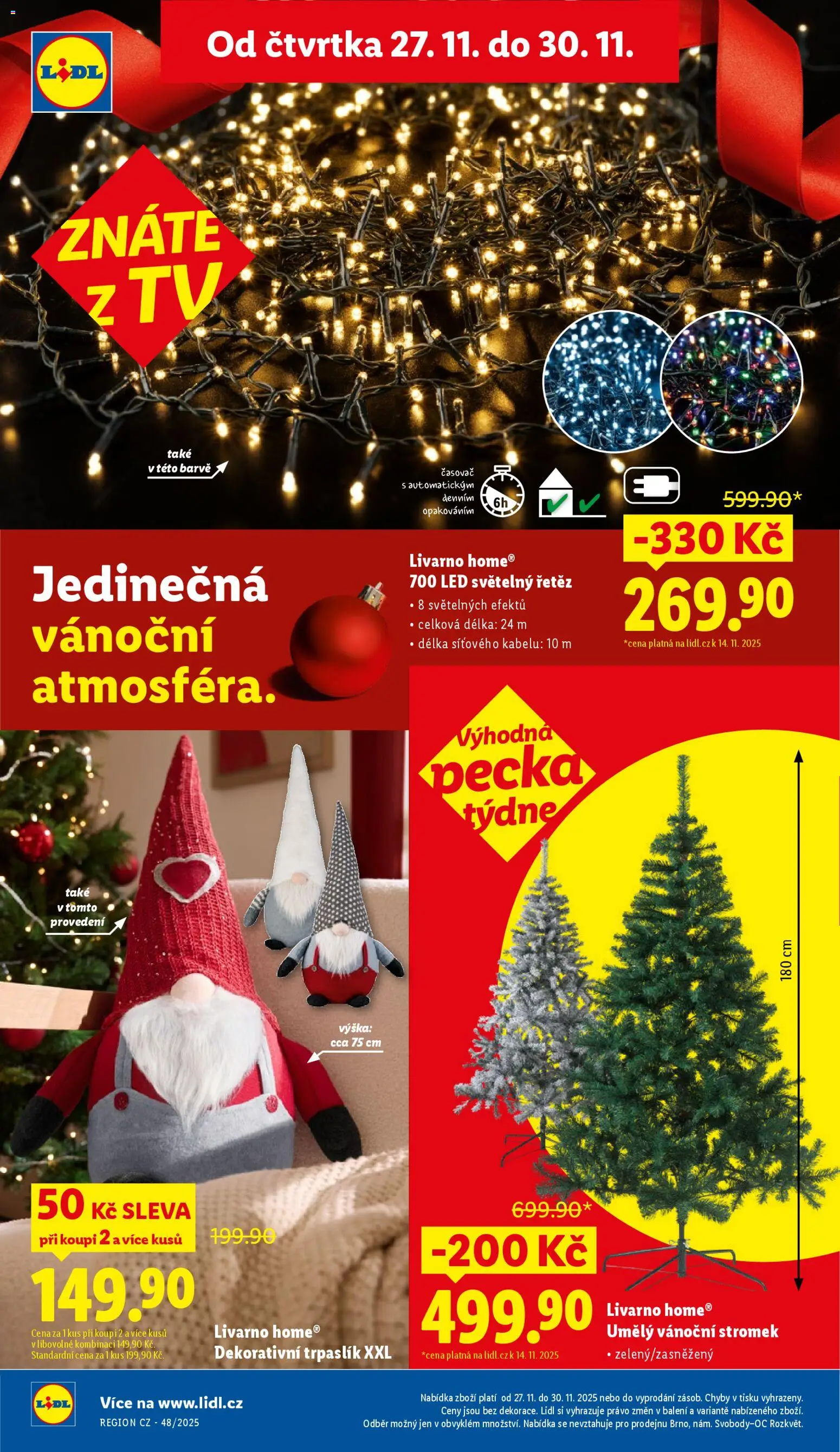 Lidl Black Friday od 27.11.2025 | Strana: 44 | Produkty: Tv, Světelný řetěz, Časovač, LED