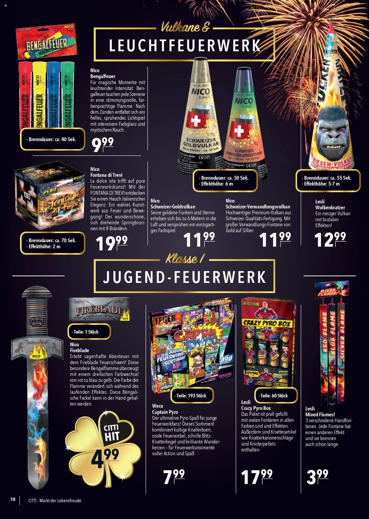 CITTI Markt  Silvester Feuerwerk – gültig ab 27.12.2025 | Seite: 10 | Produkte: Box