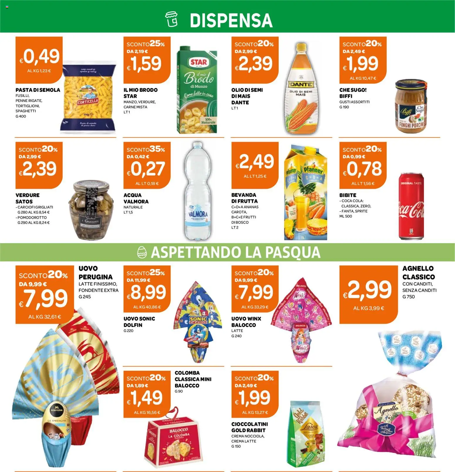 Volantino Ekom del 10.03.2026 | Pagina: 5 | Prodotti: Ananas, Carciofi, Bibite, Sugo