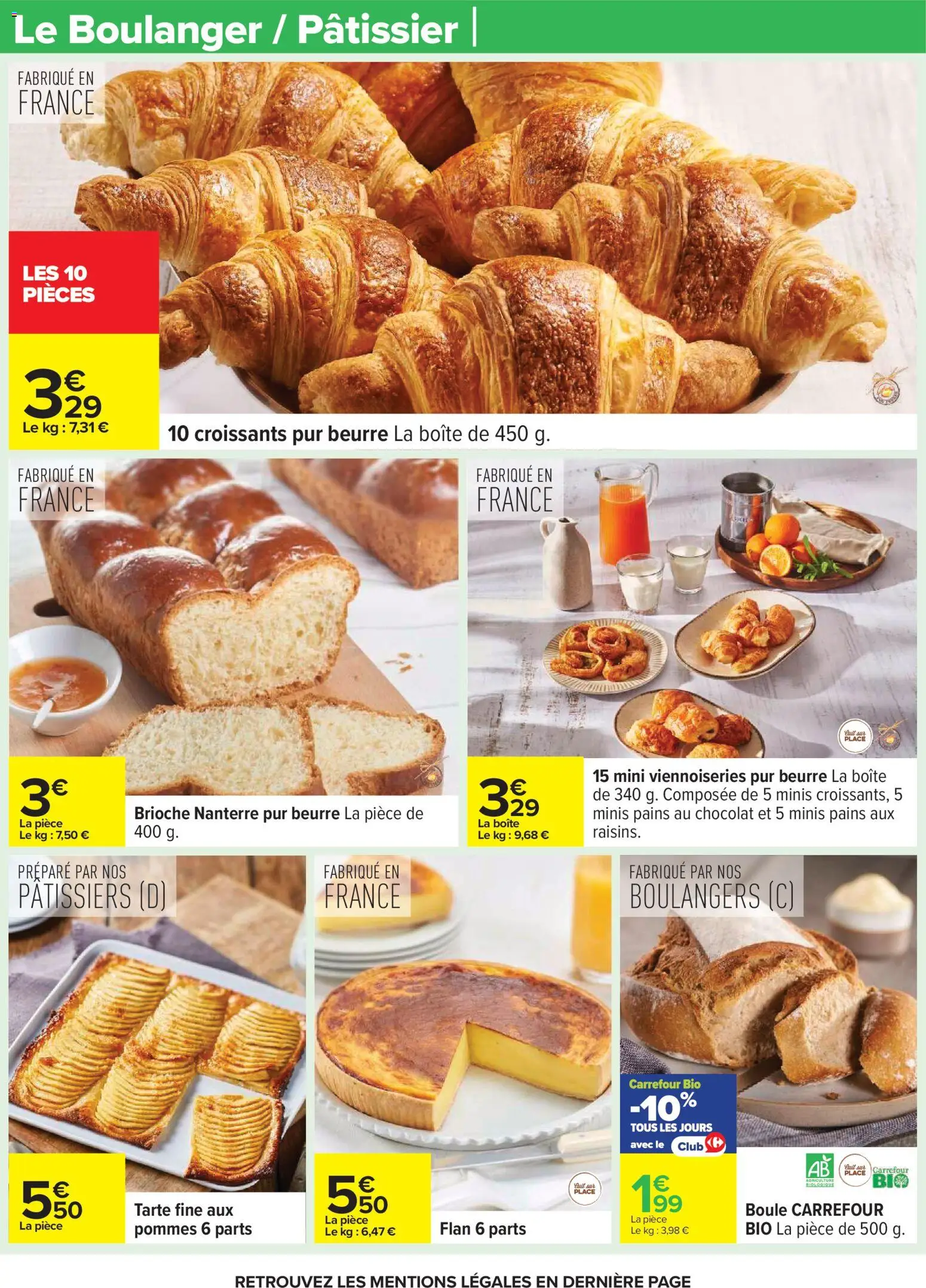 {H1} | Page: 32 | Produits: Viennoiseries, Beurre, Chocolat, Pommes