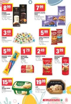 Pogląd oferty "Spar gazetka - Eurospar" - ważna od 23.03.2026 | Strona: 19 | Produkty: Pierniki, Milka, Krakersy, Ciastka