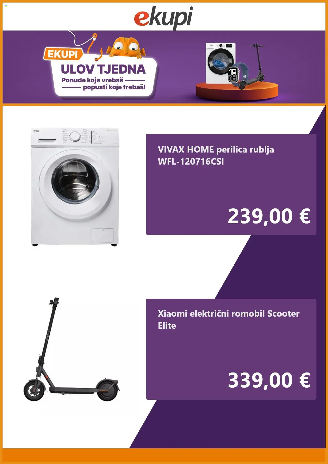 eKupi katalog | vrijedi od 04.08.2025 | Stranica: 2 | Proizvodi: Romobil, Perilica rublja