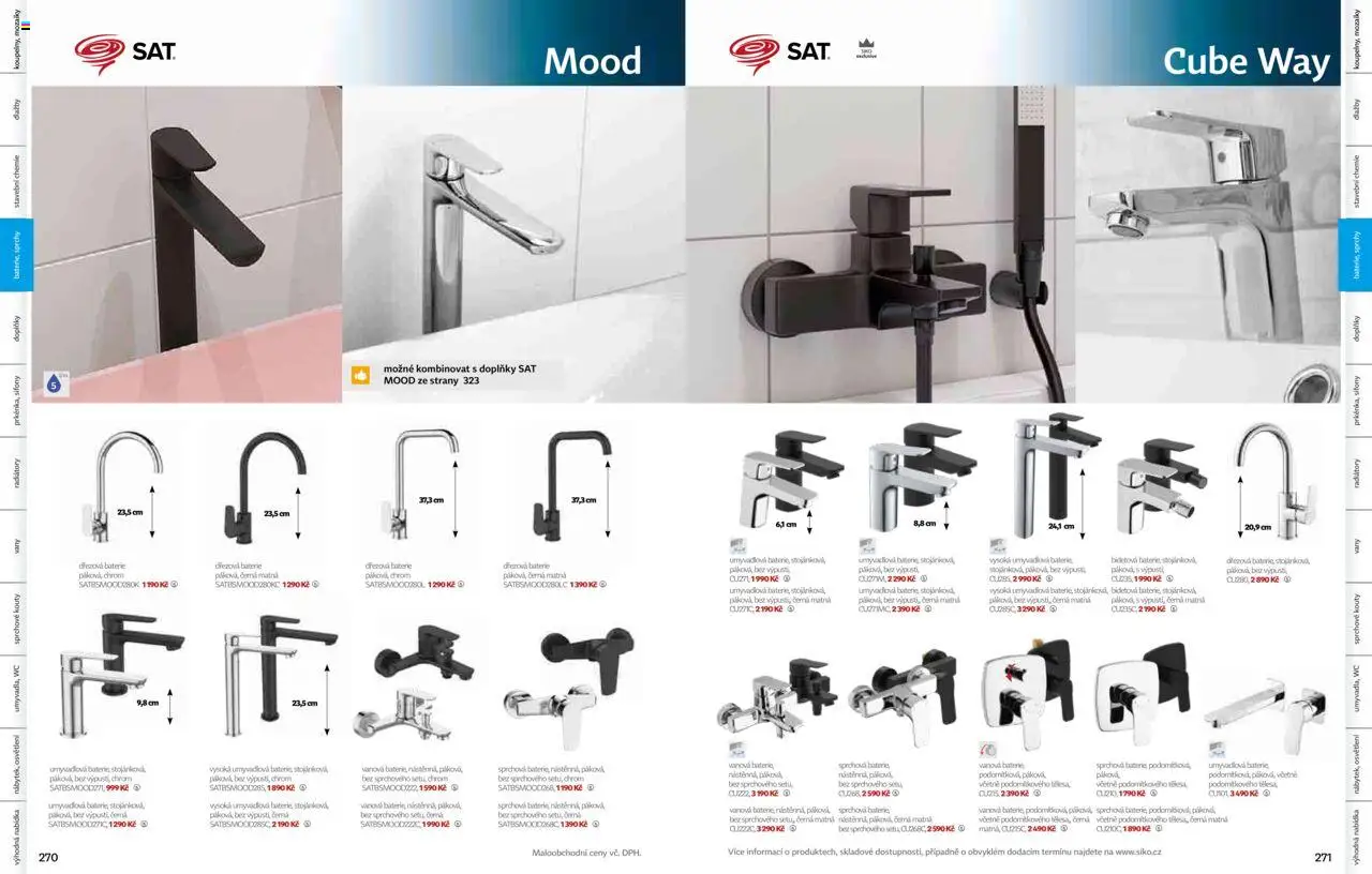 Siko koupelny katalog Koupelny 2025/2026 od 14.10.2025 | Strana: 136 | Produkty: Dřezová baterie, Wc, Baterie