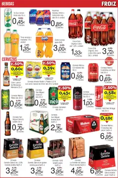 Froiz folleto │ válido desde el 28.08.2025 | Página: 14 | Productos: Cerveza, Ροζ πιπέρι, Melocotón rojo, Σπανάκι
