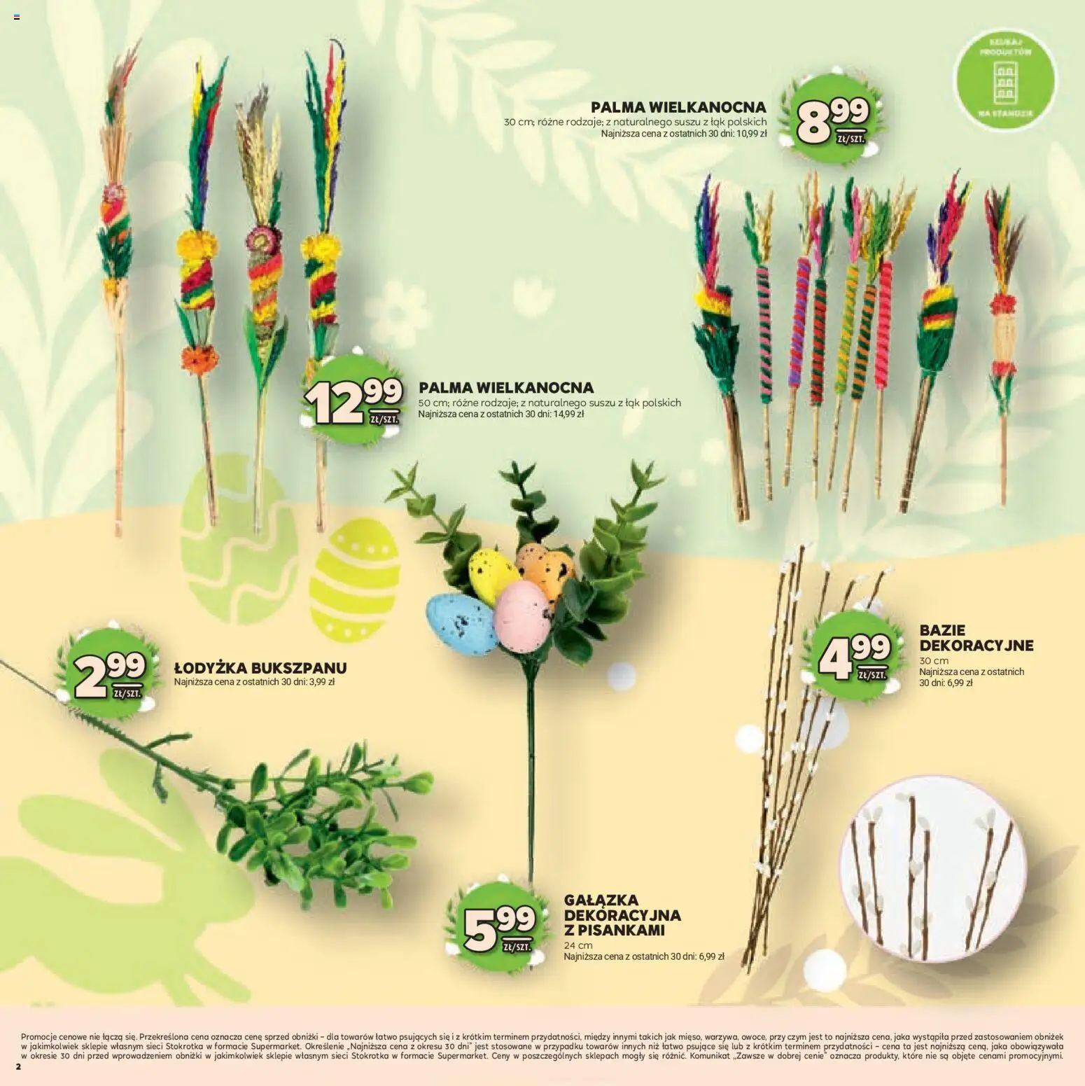 Stokrotka gazetka - Wielkanoc od 19.03.2026 | Strona: 2 | Produkty: Stokrotka
