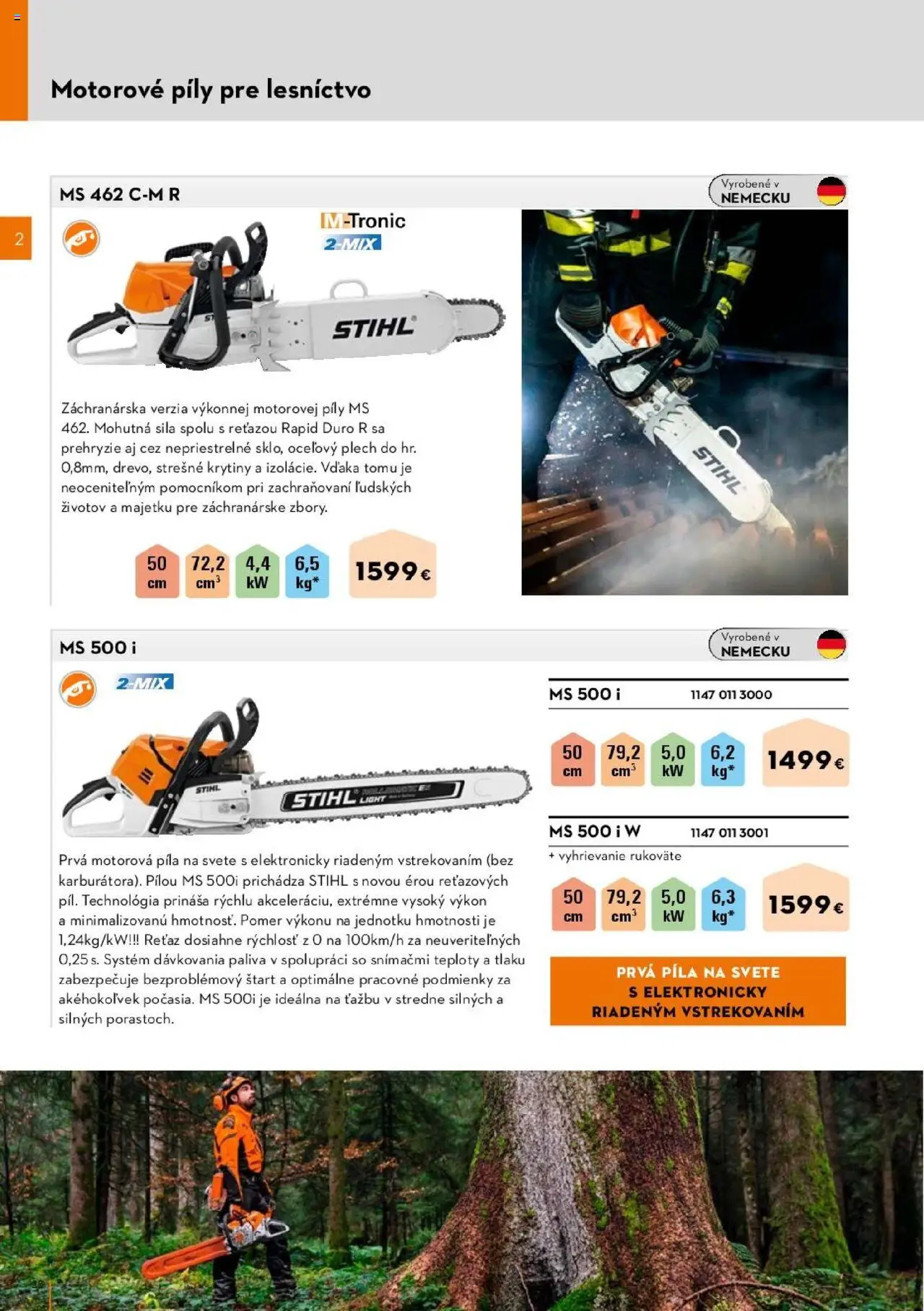 Nové STIHL akcie – leták je platný od 01.04.2025 | Strana: 26 | Produkty: Motorová píla, Píla
