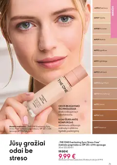 Oriflame leidinys galioja nuo 11.03.2026 | Puslapis: 71 | Prekių: Makiažo pagrindas, Makiažas