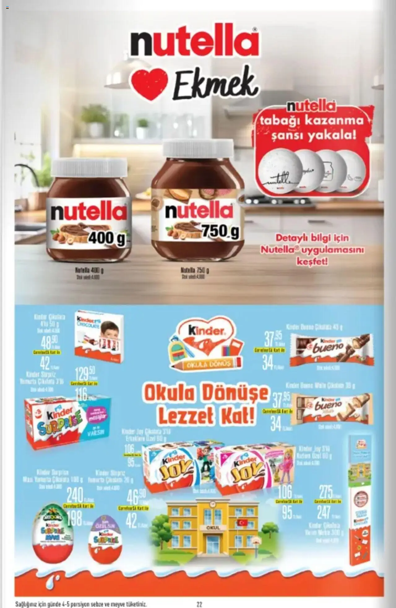 CarrefourSA Katalog - 26.09.2025 tarihinden itibaren geçerlidir | Sayfa: 22 | Ürünler: Ekmek, Sebze, Meyve