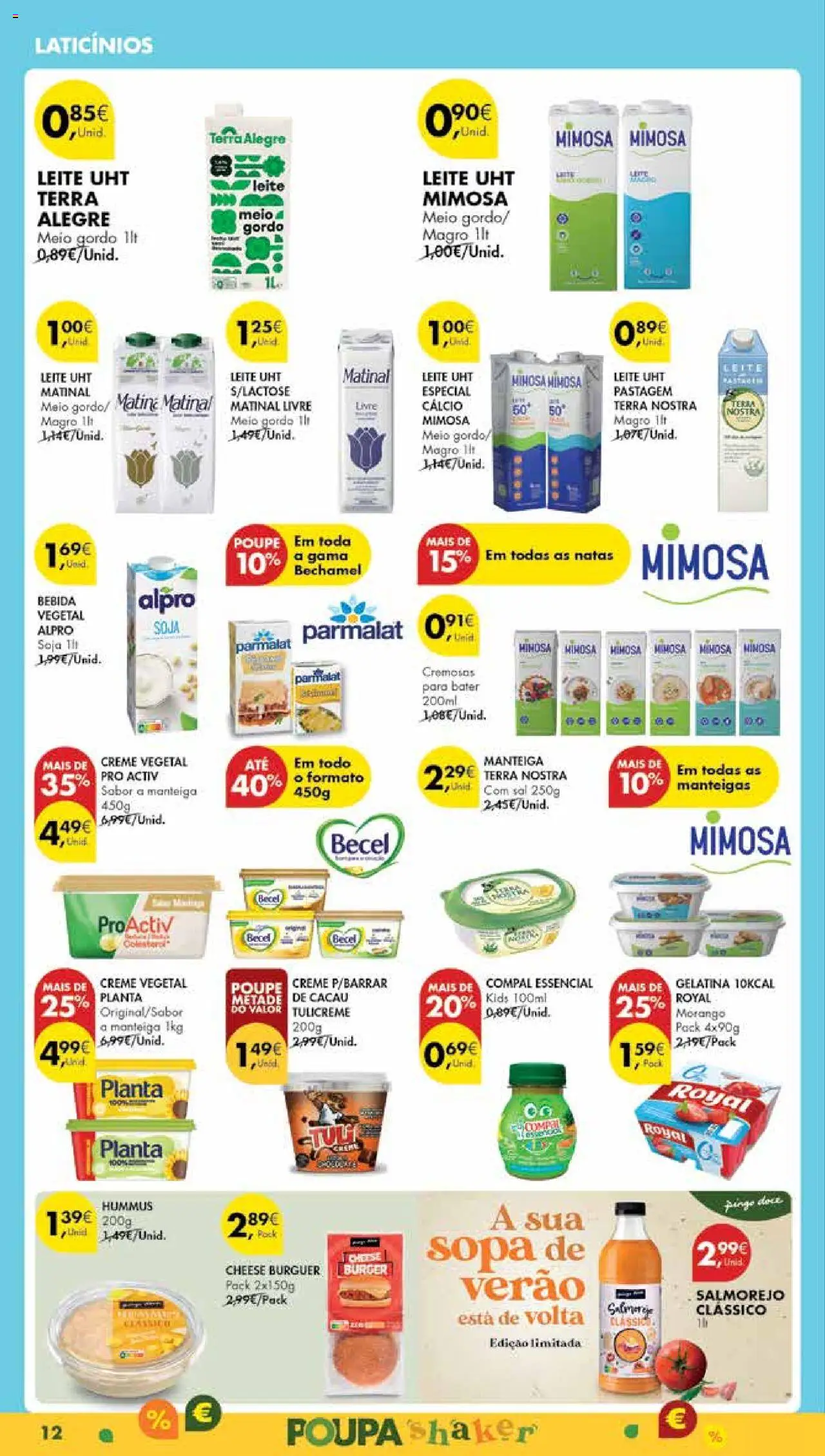 Pingo Doce Poupe Esta Semana Madeira │ válido de 12.08.2025 | Página: 12 | Produtos: Cálcio, Sal, Leite, Chocolate