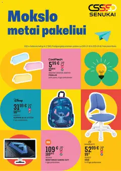 Senukai leidinių peržiūra, galiojančių nuo 30.07.2025