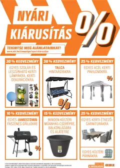 OBI - Nyári kiárusítás - amely érvényes a következő dátumtól: 24.07.2025