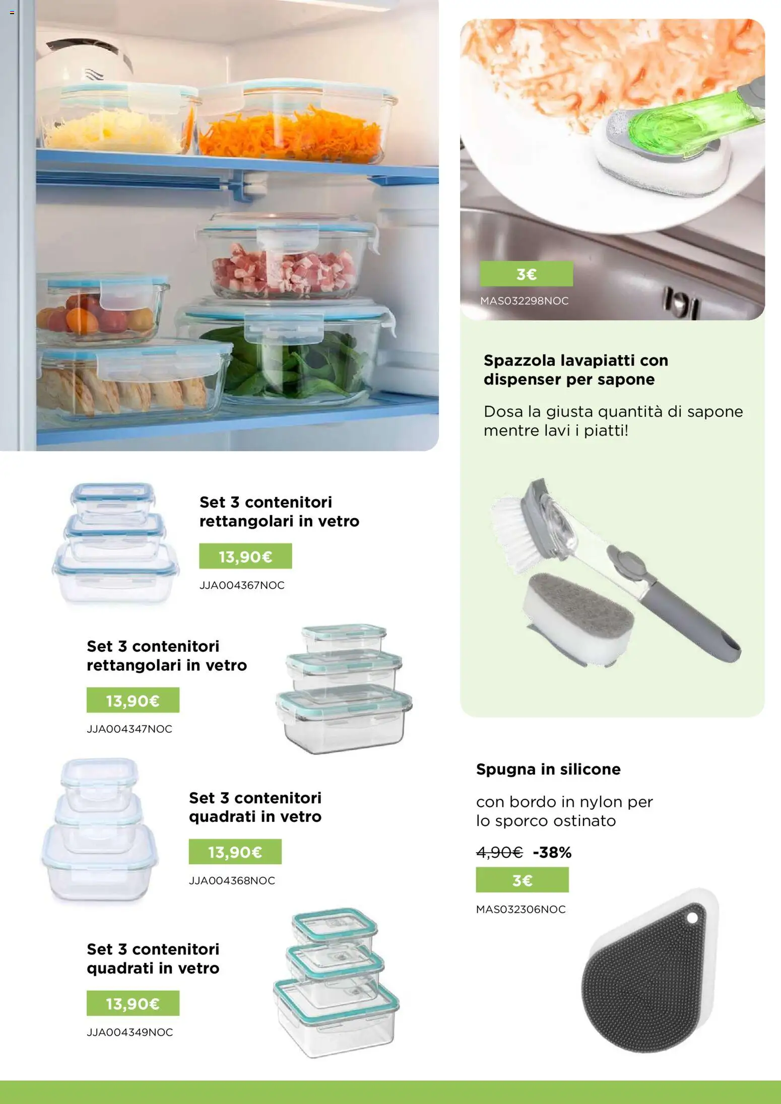 Volantino Kasanova del 20.03.2026 | Pagina: 19 | Prodotti: Spazzola, Spugna, Sapone, Silicone