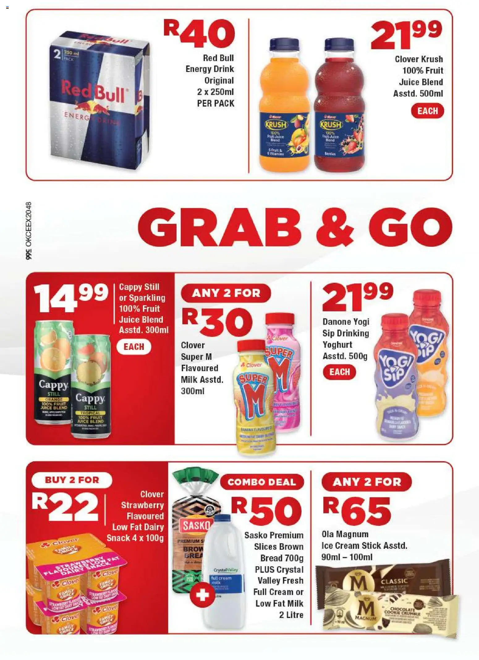 New OK Foods catalogue – valid from 21.01.2026 | Page: 2 | Products: Yoghurt, Juice, Cream, Fruit