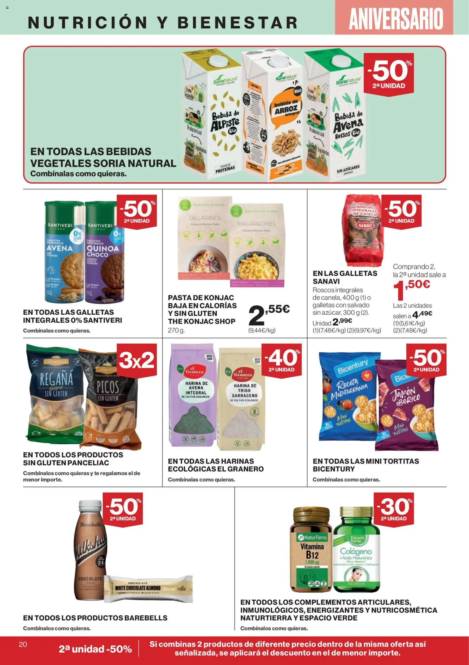 Supercor Canarias │ válido desde el 23.10.2025 | Página: 20 | Productos: Chocolate, Jamón, Arroz, Bebida de arroz