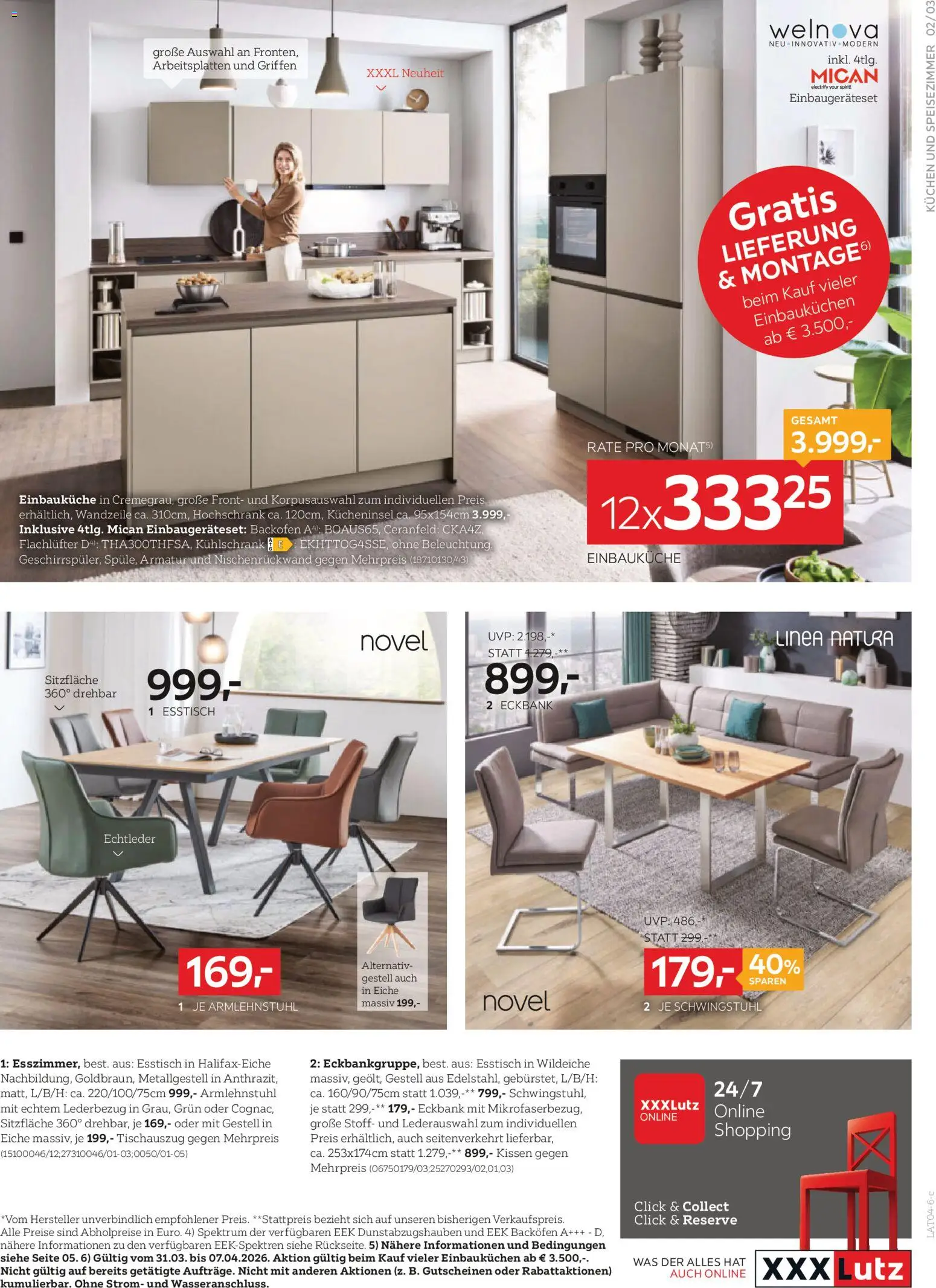 Die besten Angebote | XXXLutz Prospekt aktuell ab 31.03.2026 | - Jetzt stöbern! | Austria