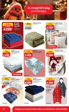 Auchan - Karácsonyi ajándék ajánlataink - amely érvényes a következő dátumtól: 13.11.2025 | Oldal: 16