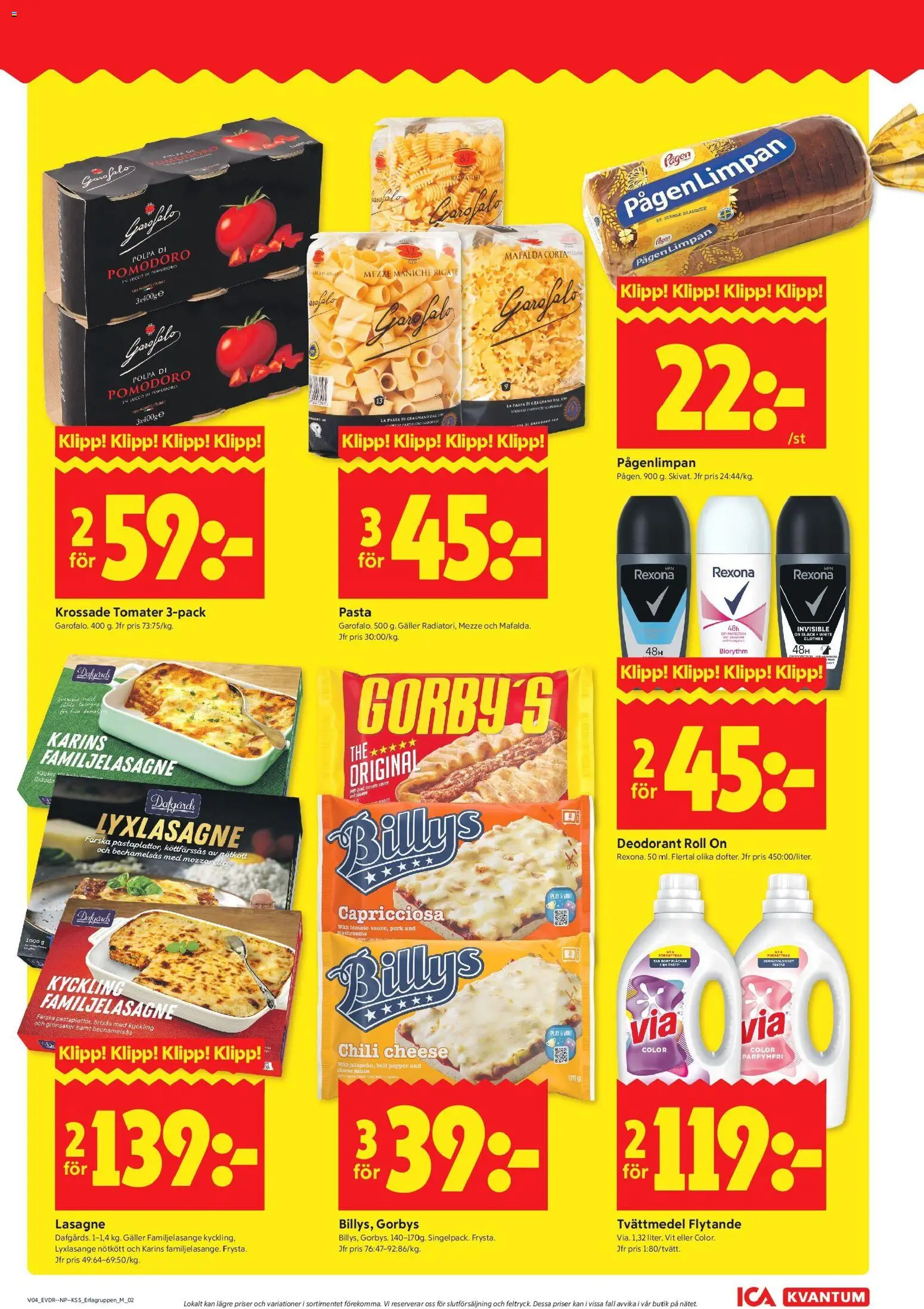 ICA Kvantum reklamblad aktuell från 19.01.2026 | Sida: 7 | Produkter: Deodorant, Tvättmedel, Chili, Nötkött