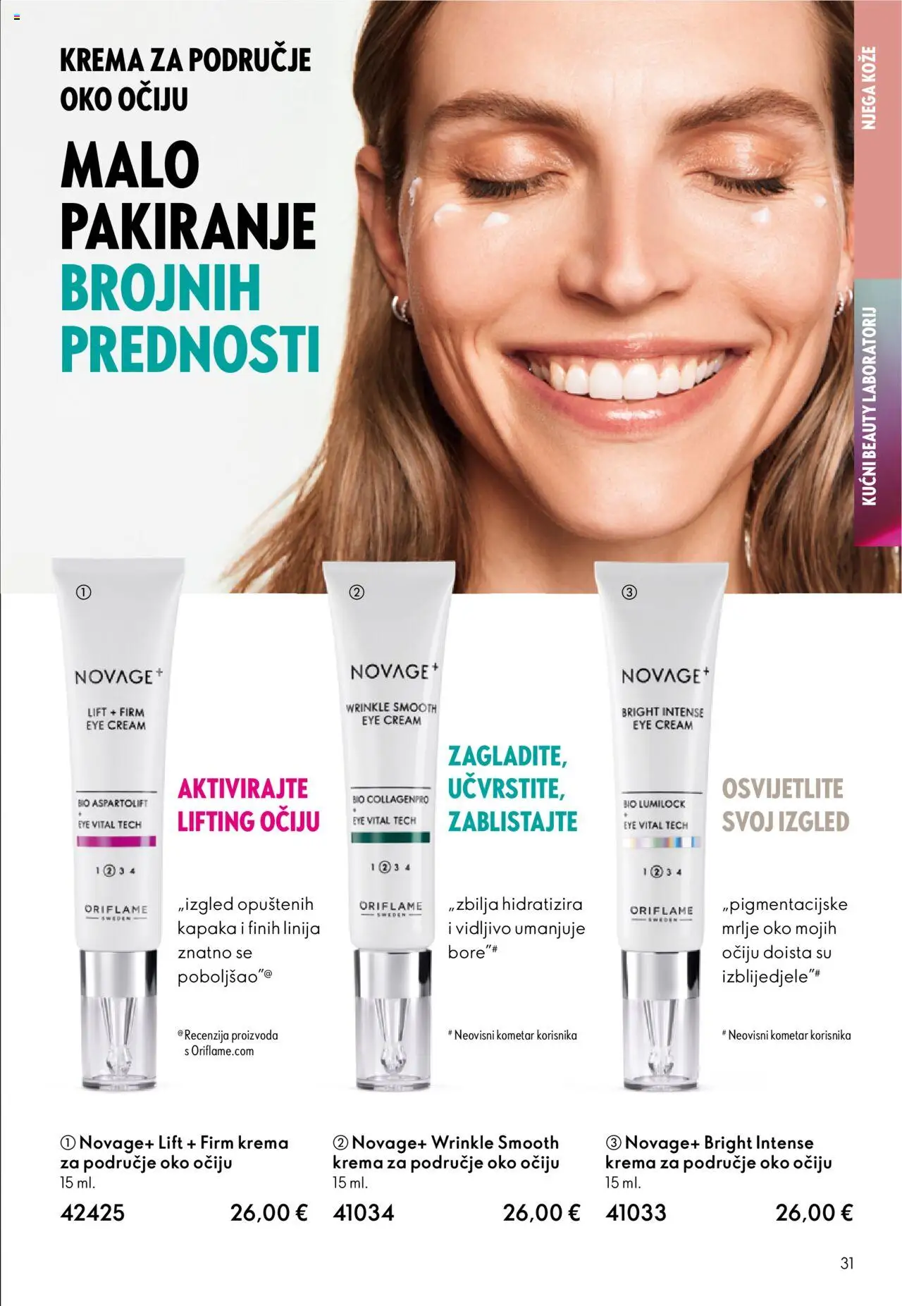 Oriflame katalog | vrijedi od 14.09.2025 | Stranica: 31
