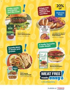 Preview of Tesco - Tesco Magazine - October 2025 valid from 01.10.2025 | Page: 81 | Products: Chicken, Burger, Darált marhahús, Freezer