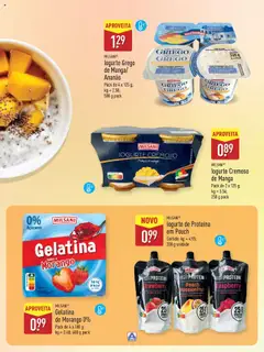 Gelatina de Morango 0%, Pack de 4 x 100 g; 400 g pack │ válido de 09.06.2025 | Página: 23 | Produtos: Gelatina, Iogurte, Proteina